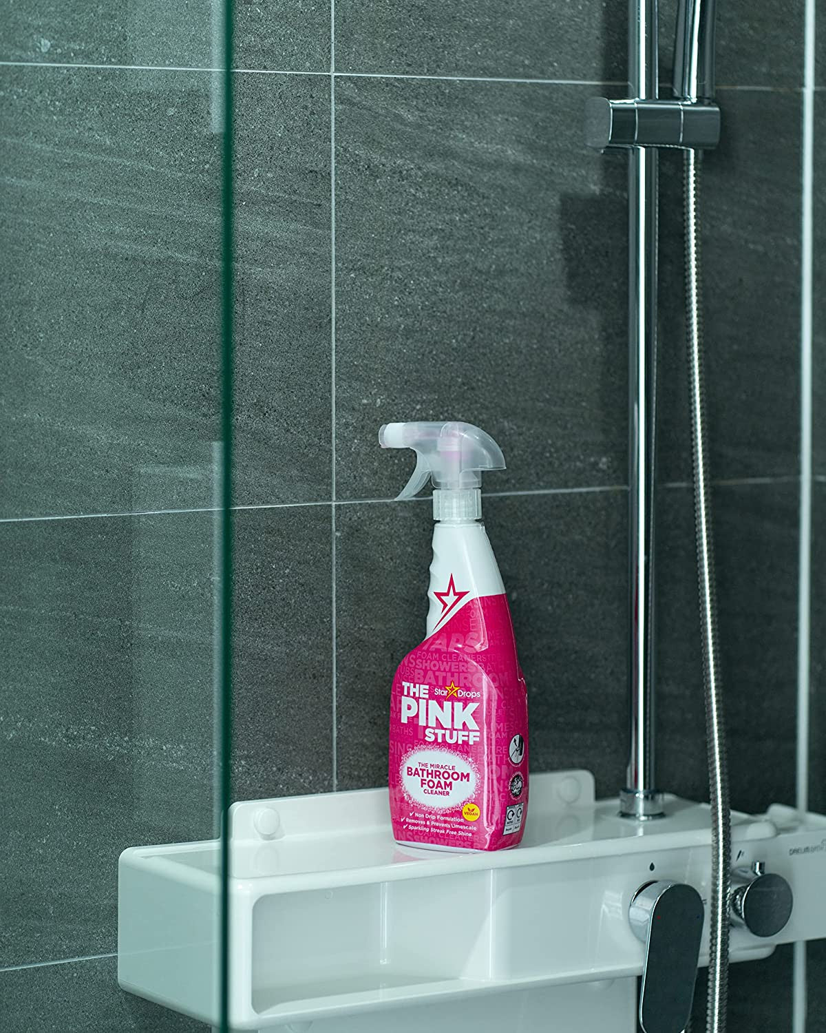 - the Pink Stuff -Bathroom Foam Cleaner and Cream Cleaner Bundle (1 Bathroom Foa