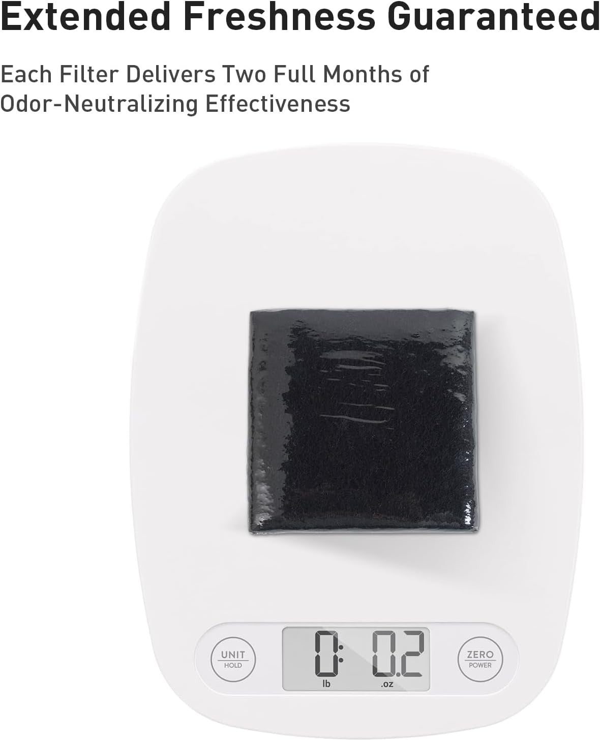 Trash Can Odor Filter Refills for Trash Can and Compost Bin, Activated Charcoal