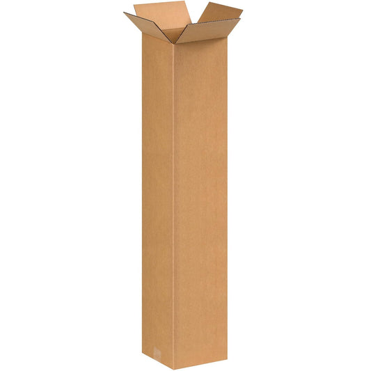8X8X42 Tall Corrugated Boxes, Tall, 8L X 8W X 42H, Pack of 20 | Shipping, Packag