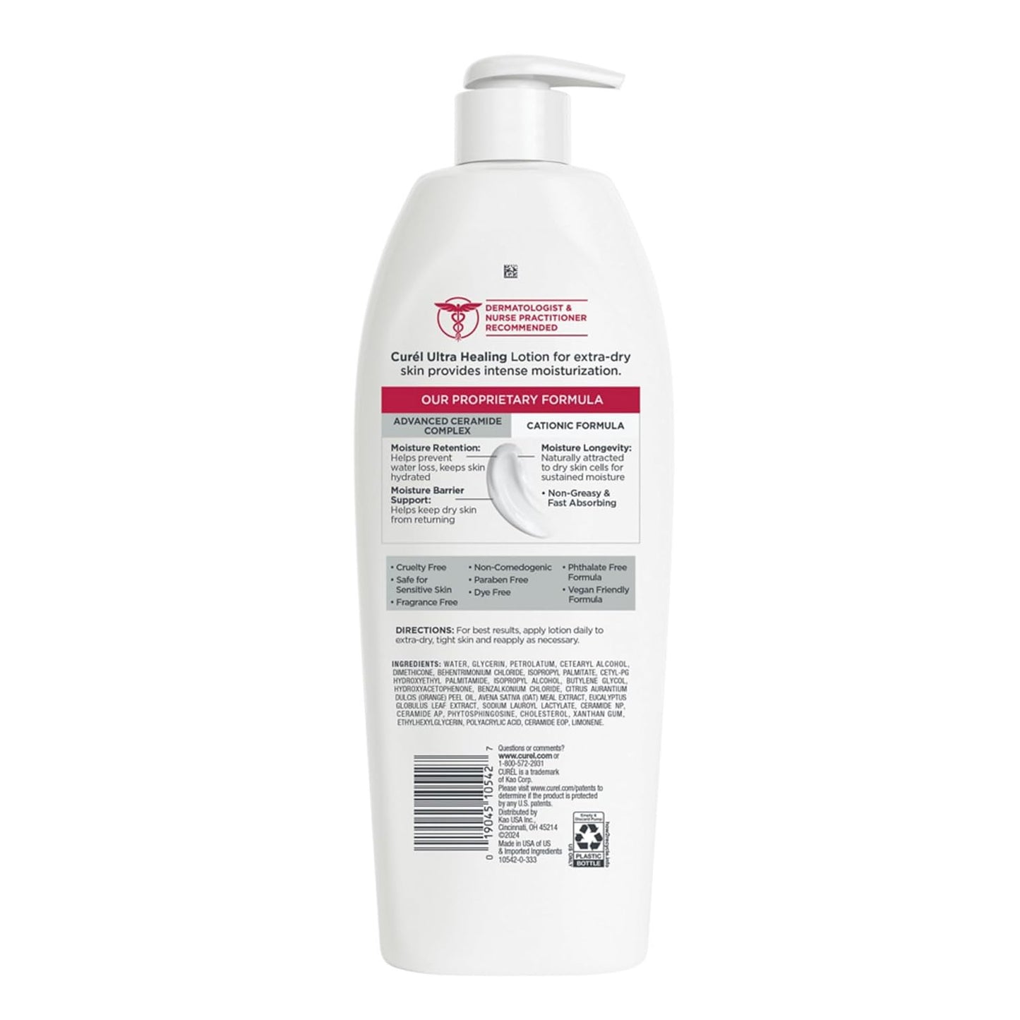 Ultra Healing Intensive Fragrance-Free Lotion for Extra-Dry Skin, Dermatologist