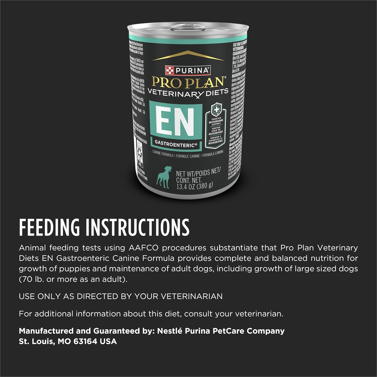 Veterinary Diets EN Gastroenteric Canine Formula Wet Dog Food - (Pack of 12) 13.