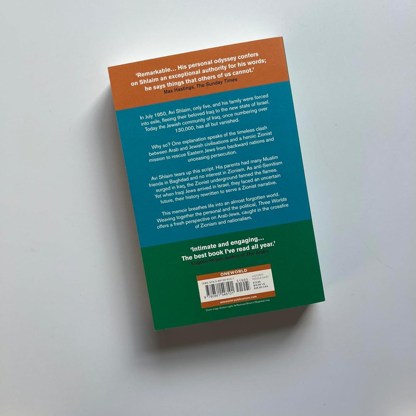 Three Worlds: Memoirs of an Arab-Jew - WINNER of the PEN HESSELL-TILTMAN PRIZE