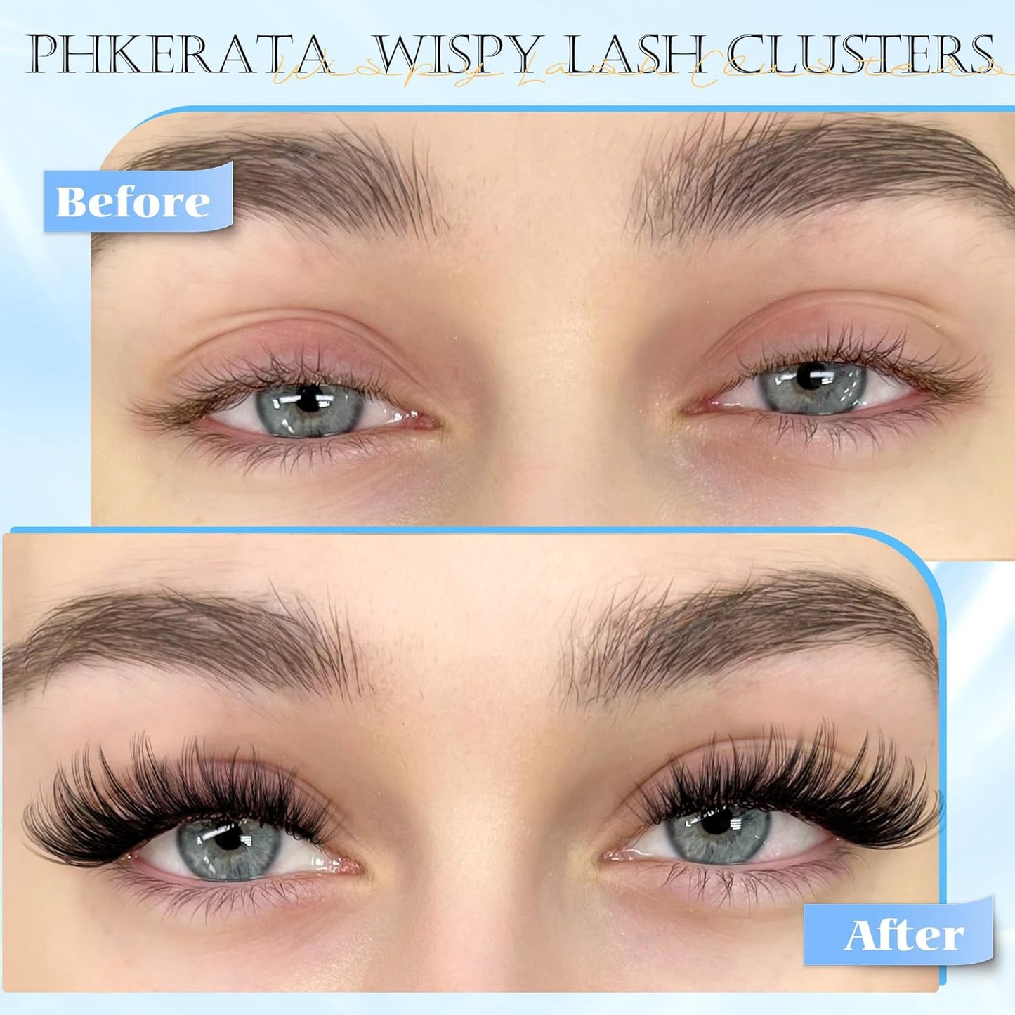 Wispy Eyelash Clusters Natural Lash Clusters 120 Pcs Cluster Eyelash Extensions