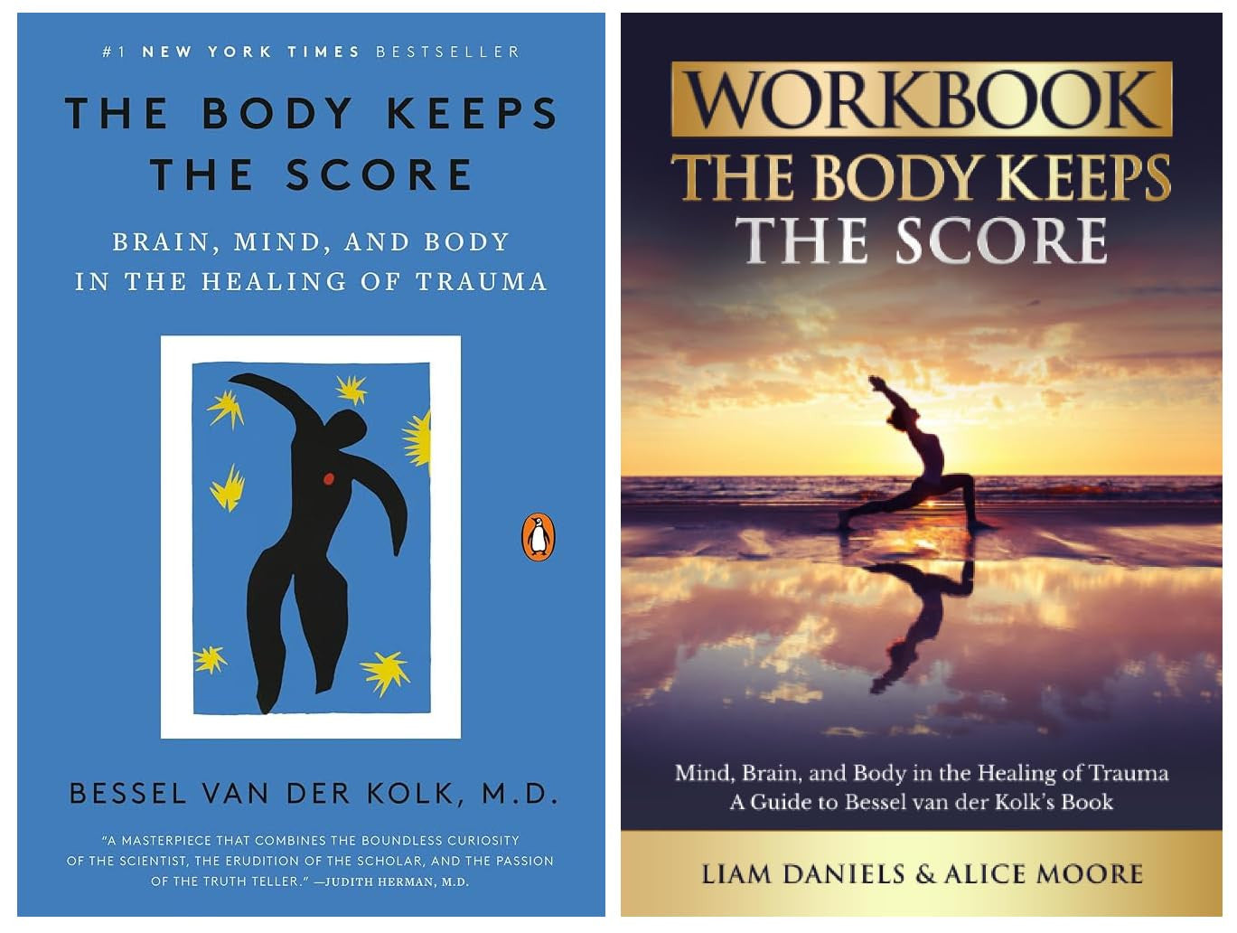 The Body Keeps the Score & Workbook for the Body Keeps the Score by Bessel Van D
