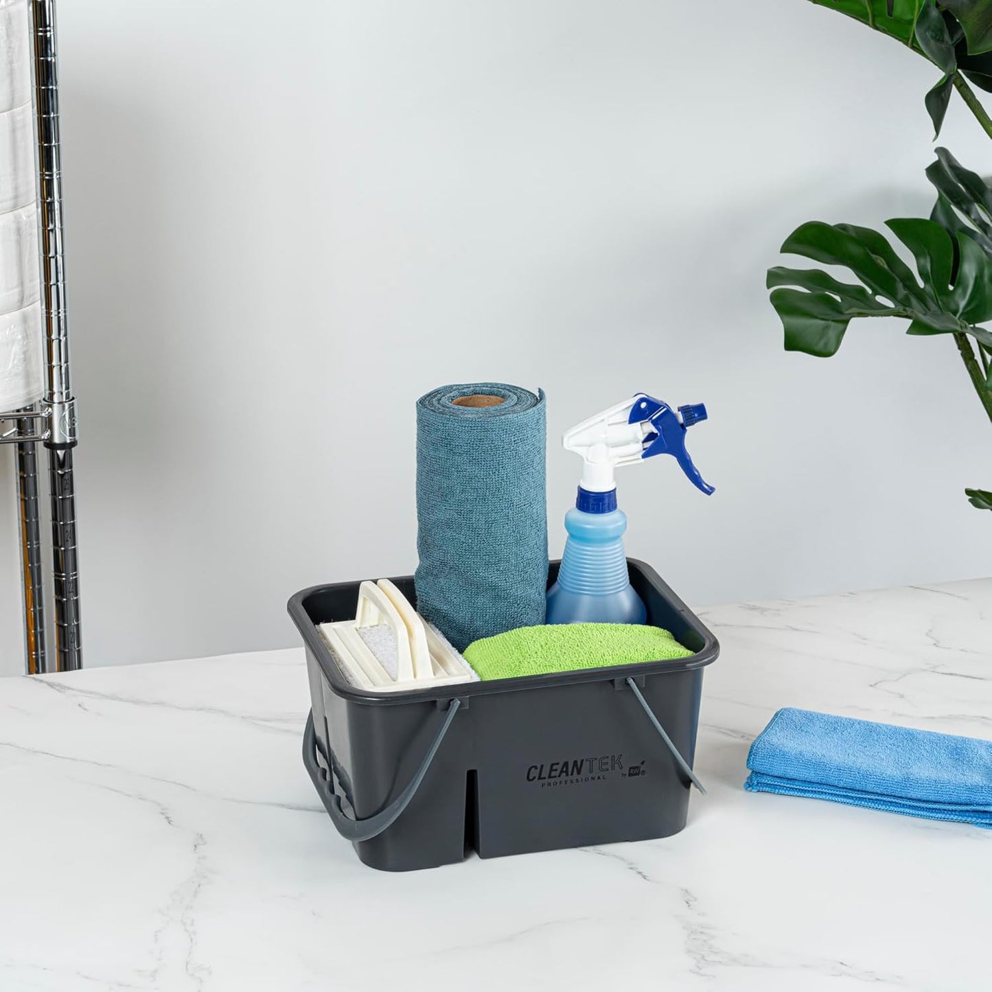 -Clean Tek Professional Cleaning Caddy, 1 Cleaning Supply Caddy with Handle - 4