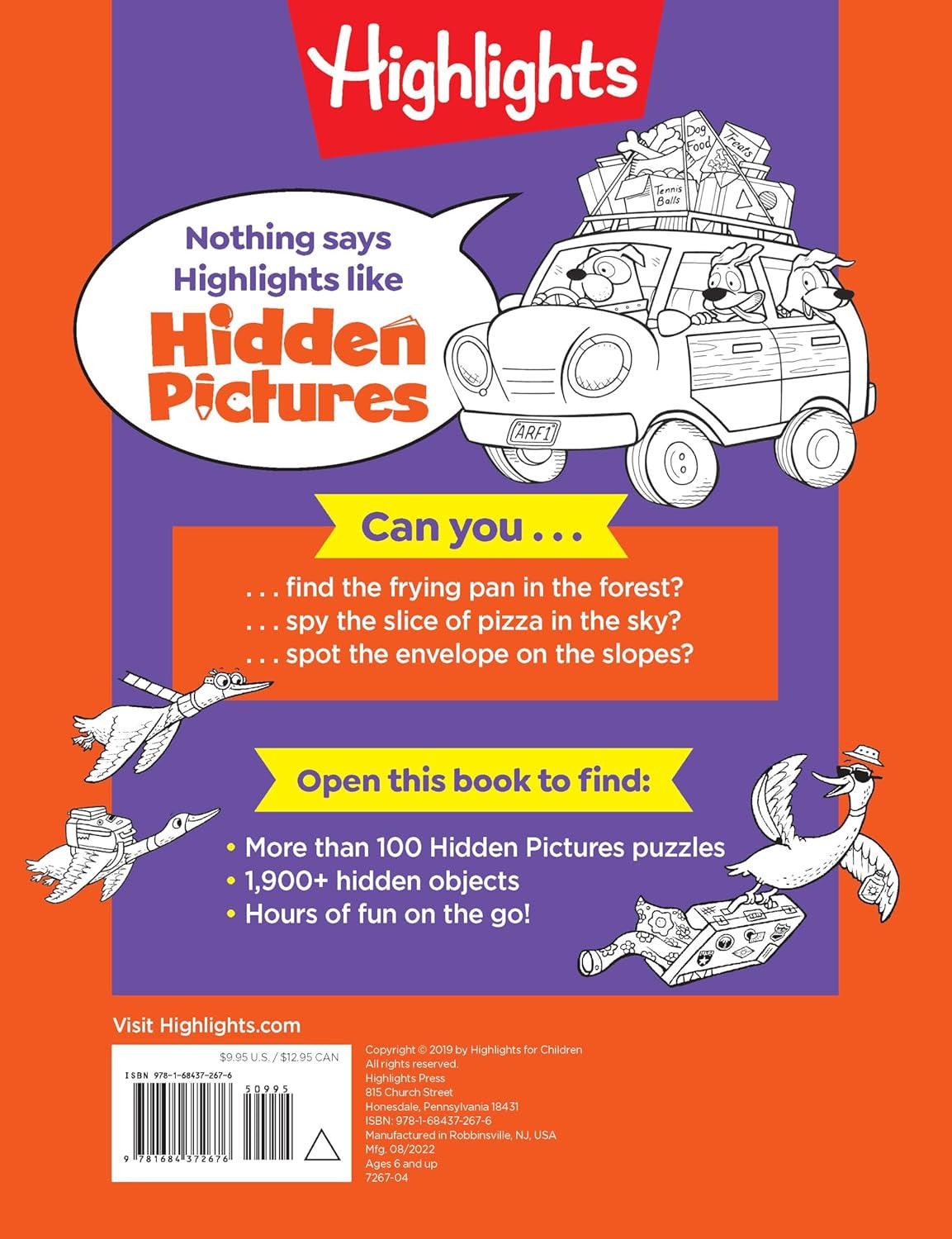Travel Puzzles: Kids Travel Activity Book with over 100 Hidden Picture Puzzles,