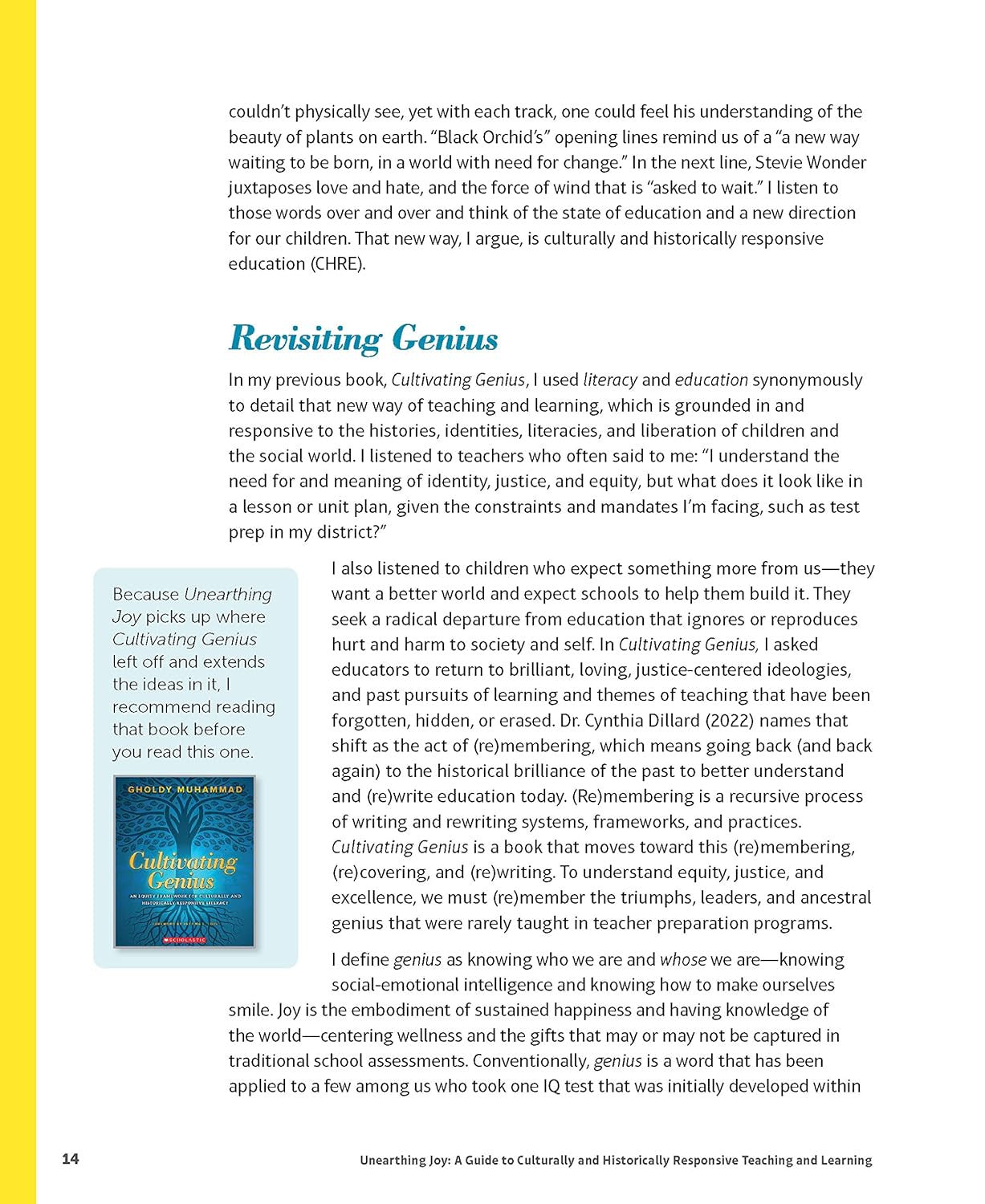 Unearthing Joy: a Guide to Culturally and Historically Responsive Curriculum and