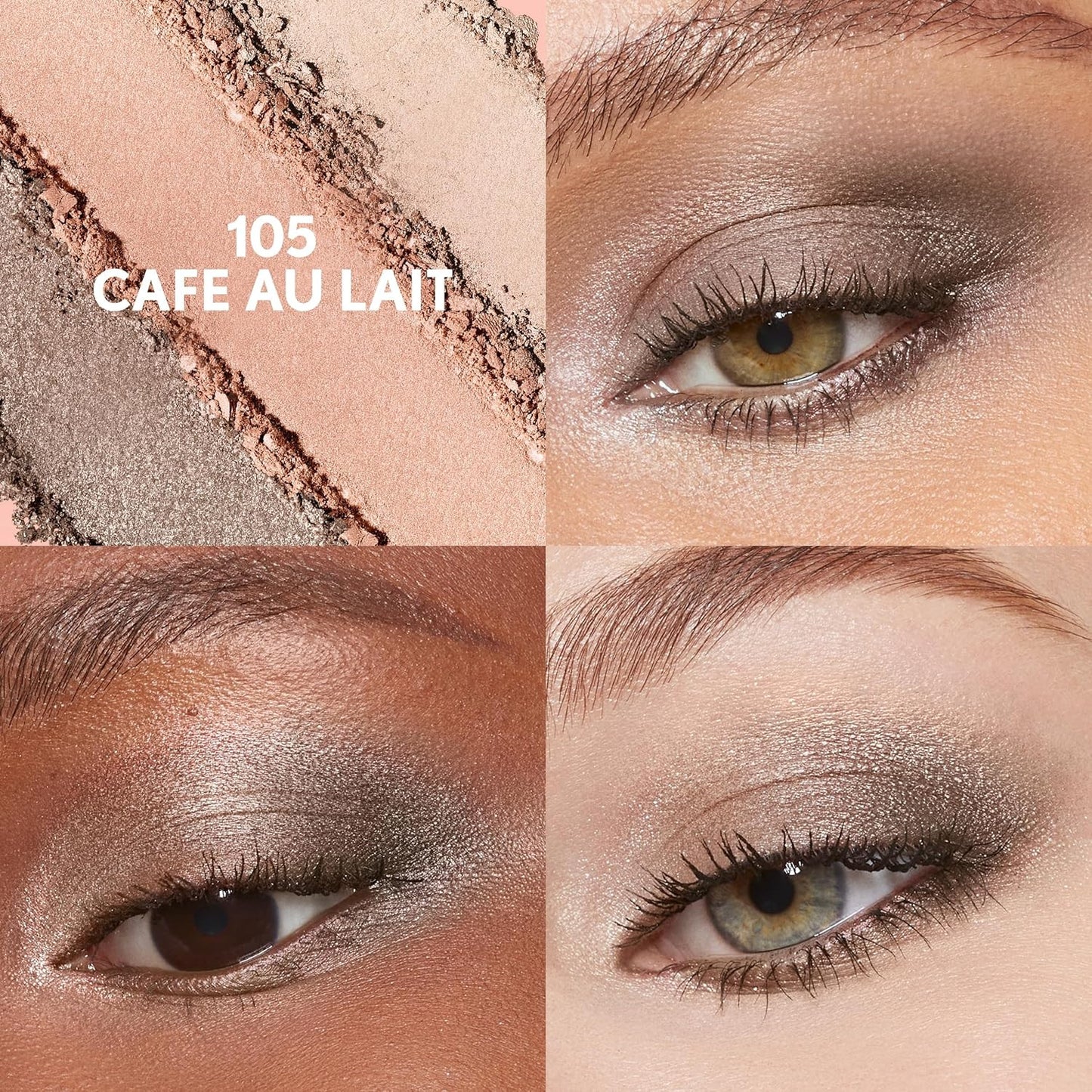 - Eye Enhancers 3-Kit Eyeshadow, Silky, Sheer Formula, Double Ended Applicator,