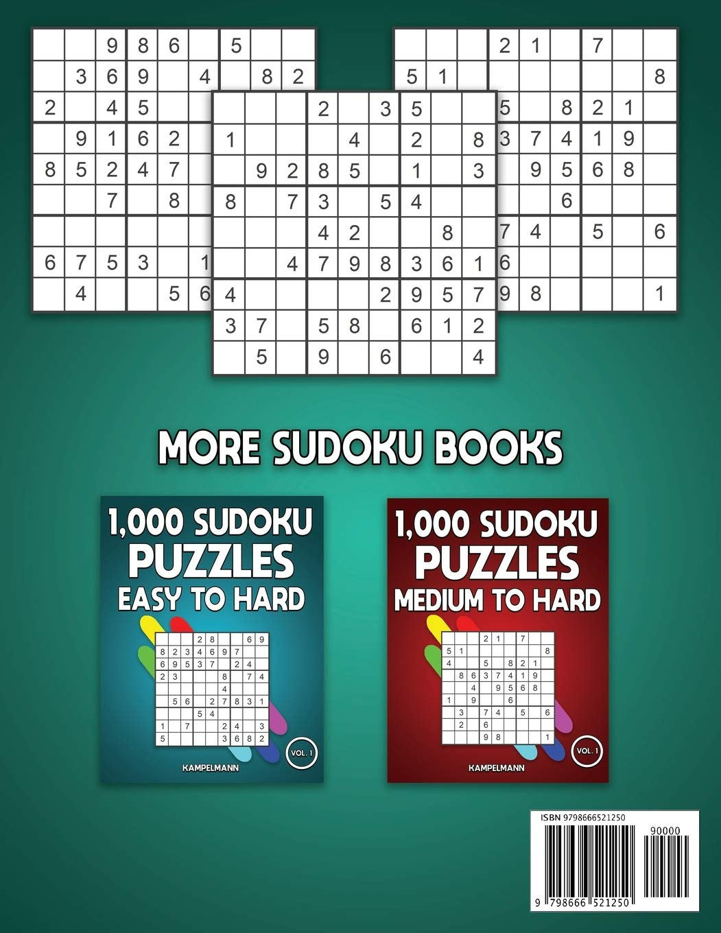 1,000 Sudoku Puzzles Easy to Medium: Big Sudoku Puzzle Book for Adults with Solu