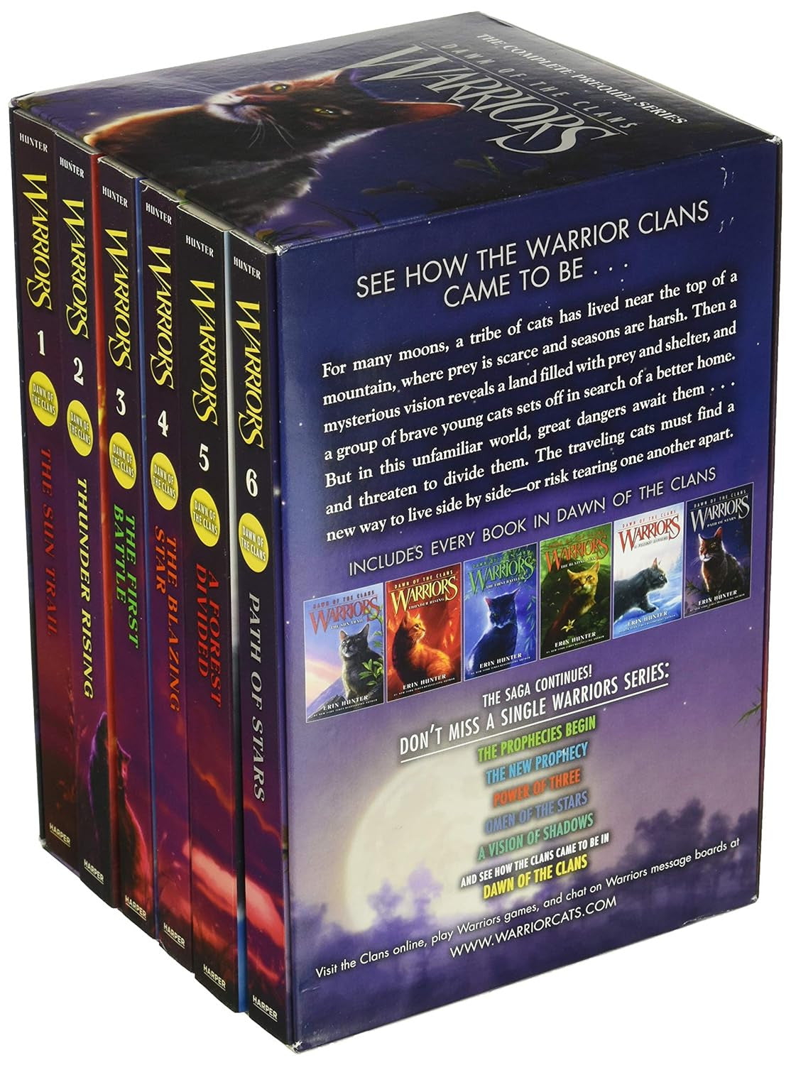 Warriors: Dawn of the Clans Box Set: Volumes 1 to 6