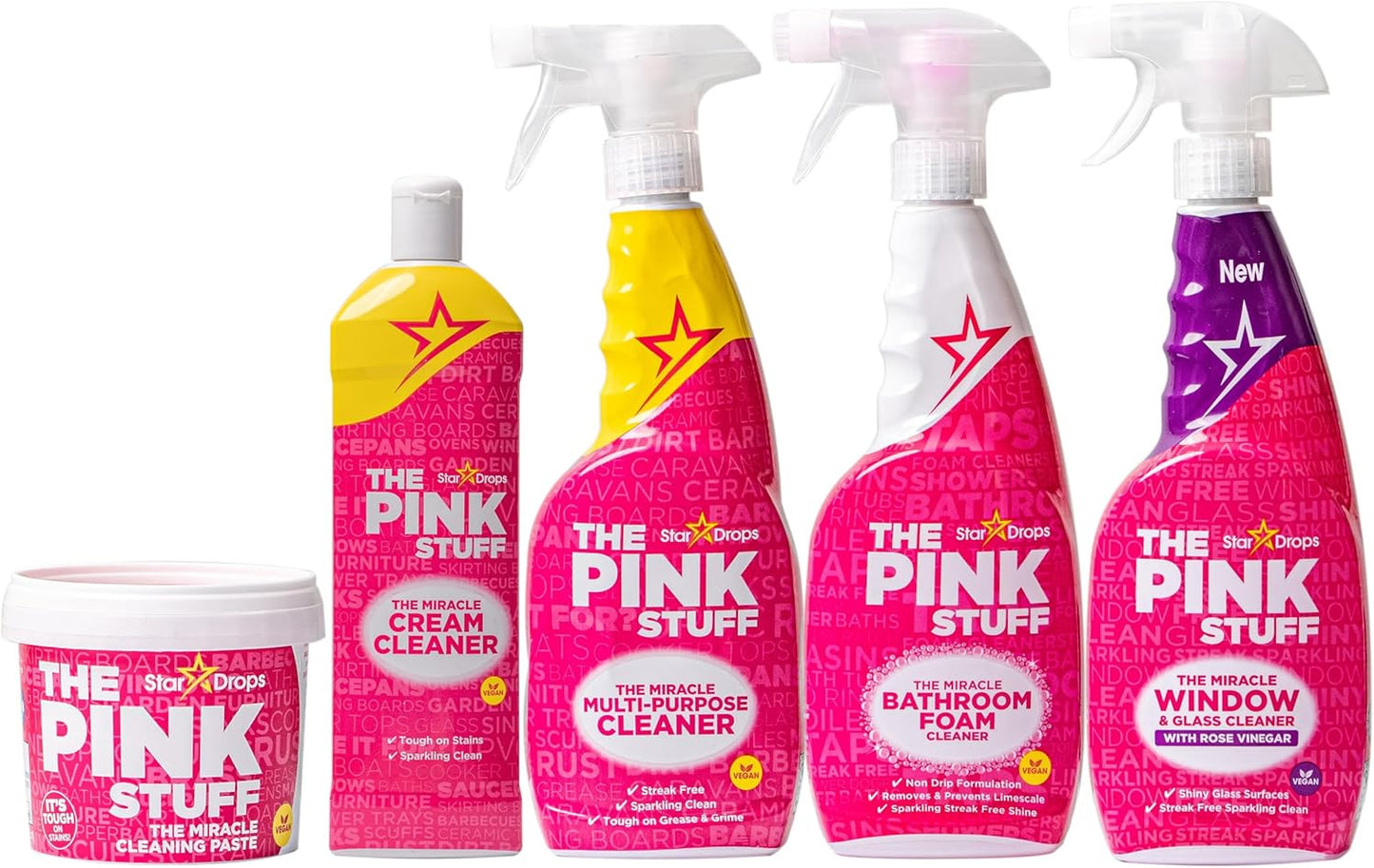 - the Pink Stuff - the Miracle Cleaning Paste, Multi-Purpose Spray, Bathroom Foa