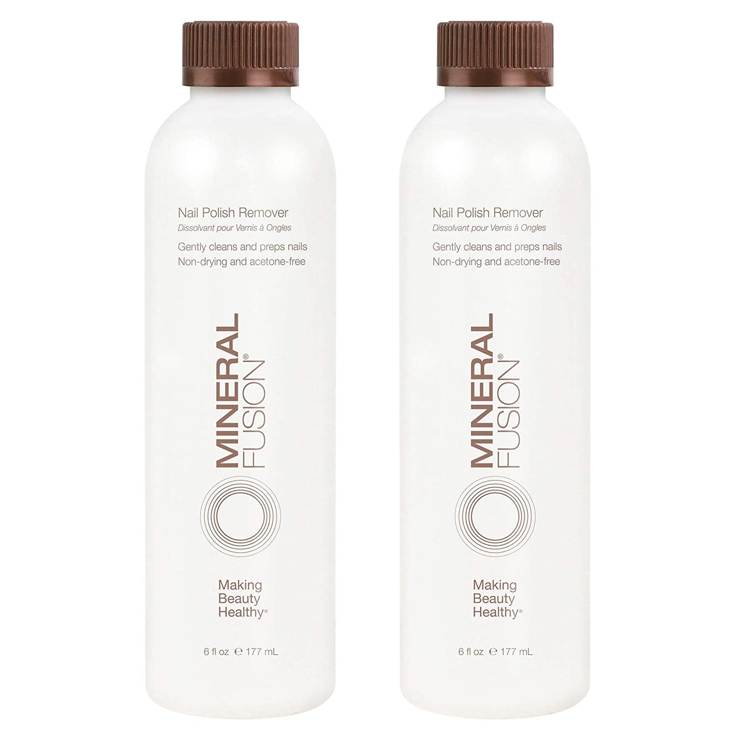 Acetone Free Nail Polish Remover, Gentle, Non-Drying, Regular & Gel Polish, 6 Fl