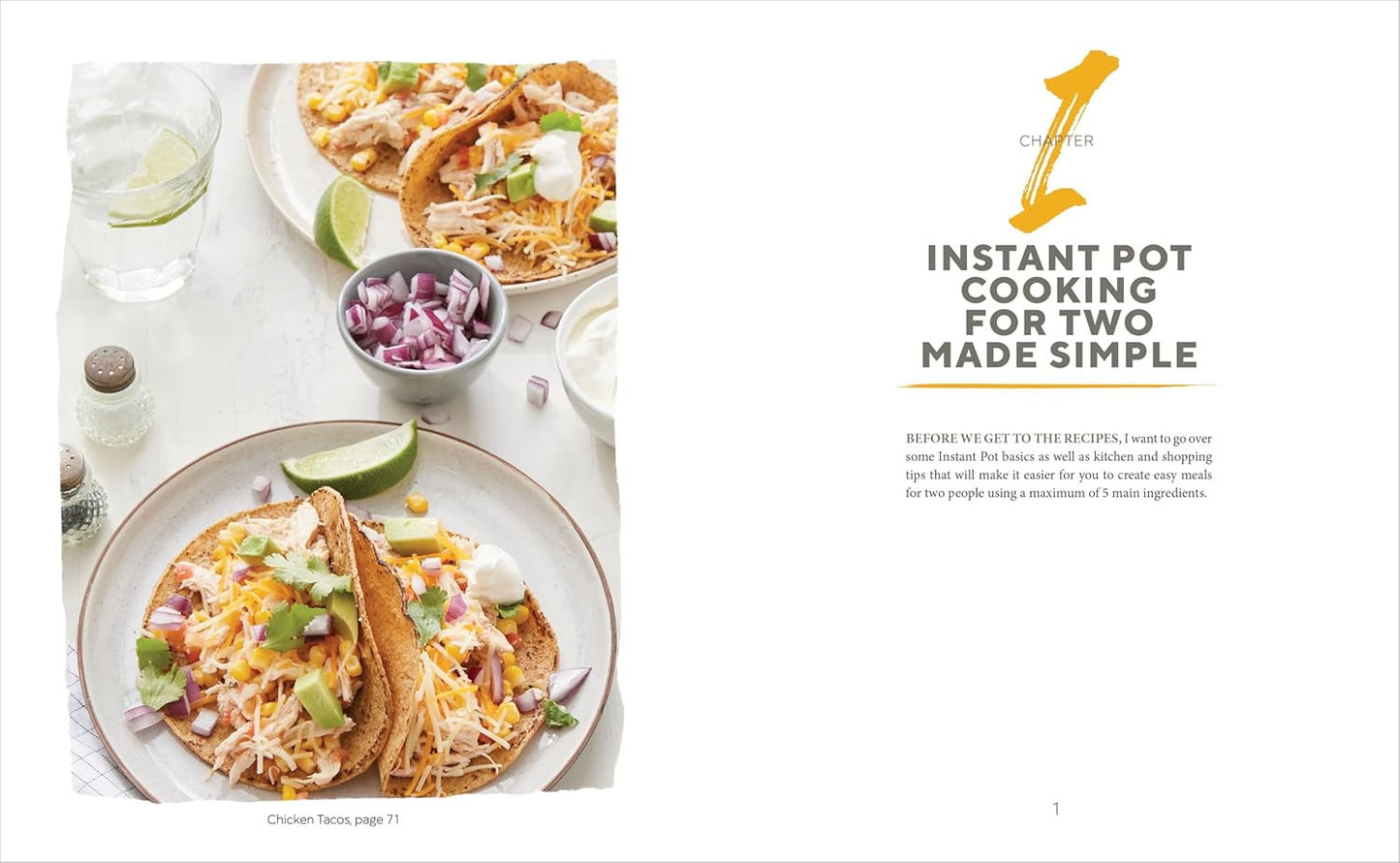 5-Ingredient Instant Pot Cookbook for Two