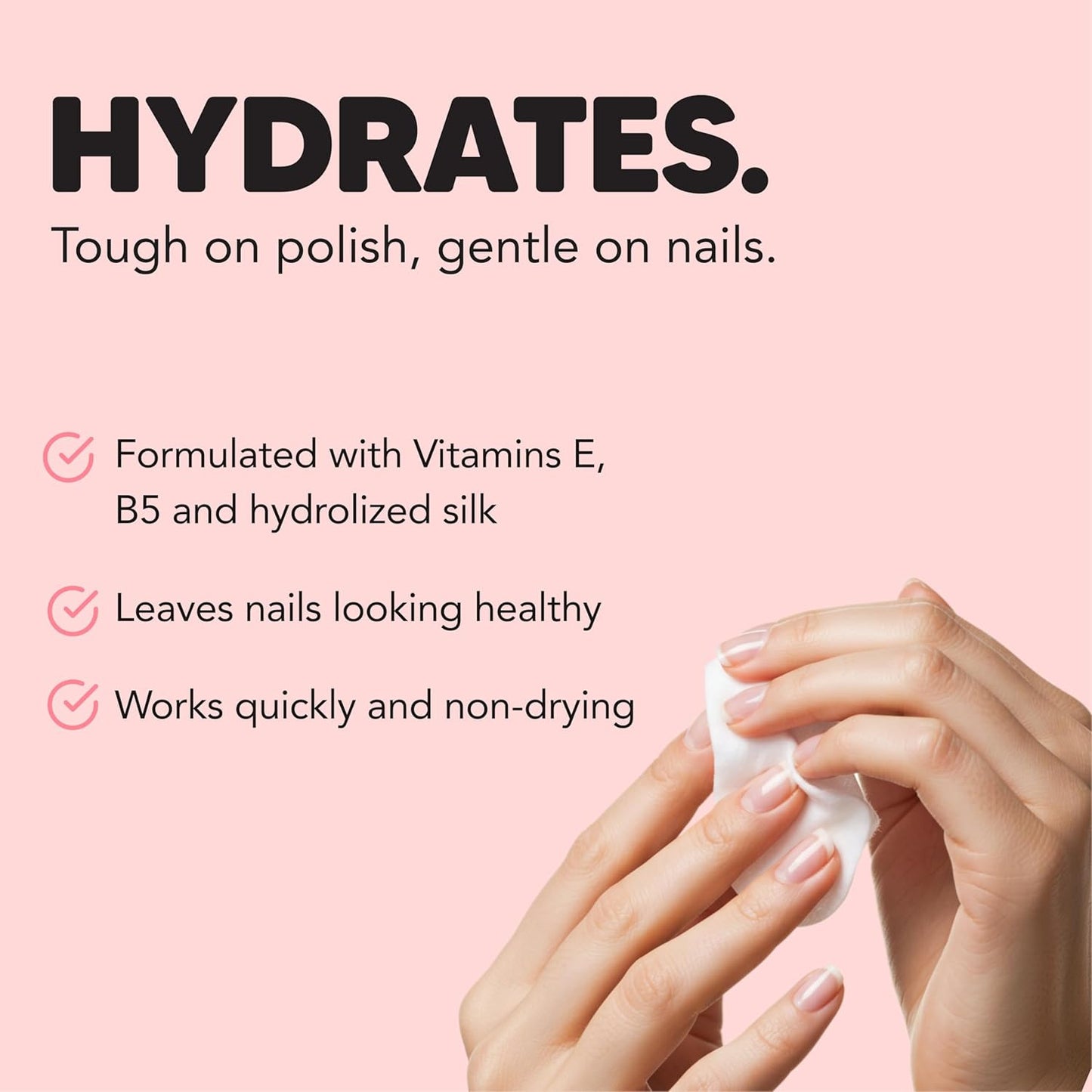3-In-1 Strengthening Nail Polish Remover with 7 Inch Nail File, 16 Fl Oz - Remov