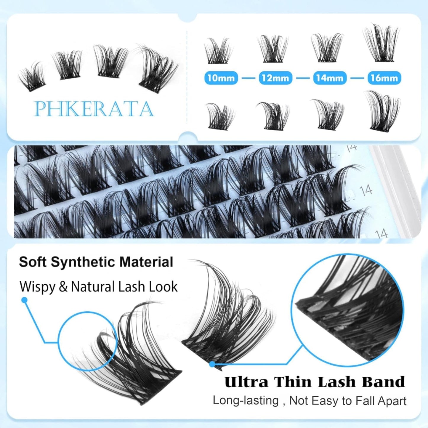 Wispy Eyelash Clusters Natural Lash Clusters 120 Pcs Cluster Eyelash Extensions