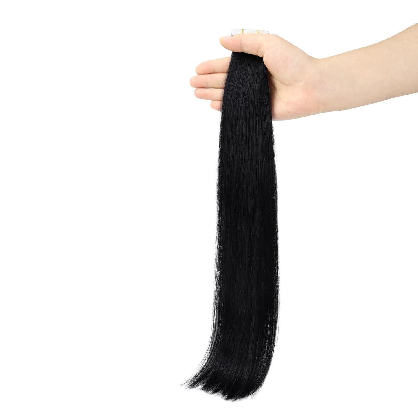 18Inch Black Virgin Tape in Hair Extensions Remy Tape in Human Hair Extensions C