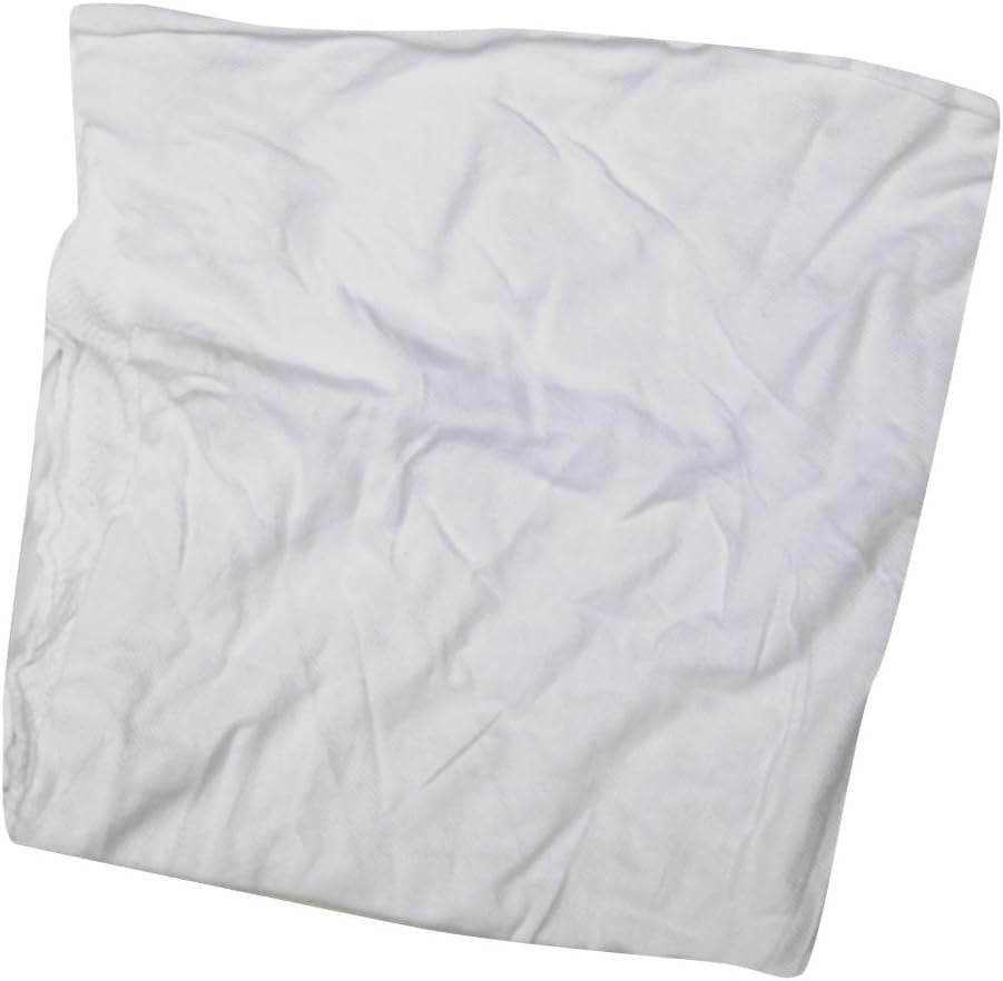 10833 Super Tuff Multi-Purpose Mixed Knit Wiping Cloth, 8Lb Box, White