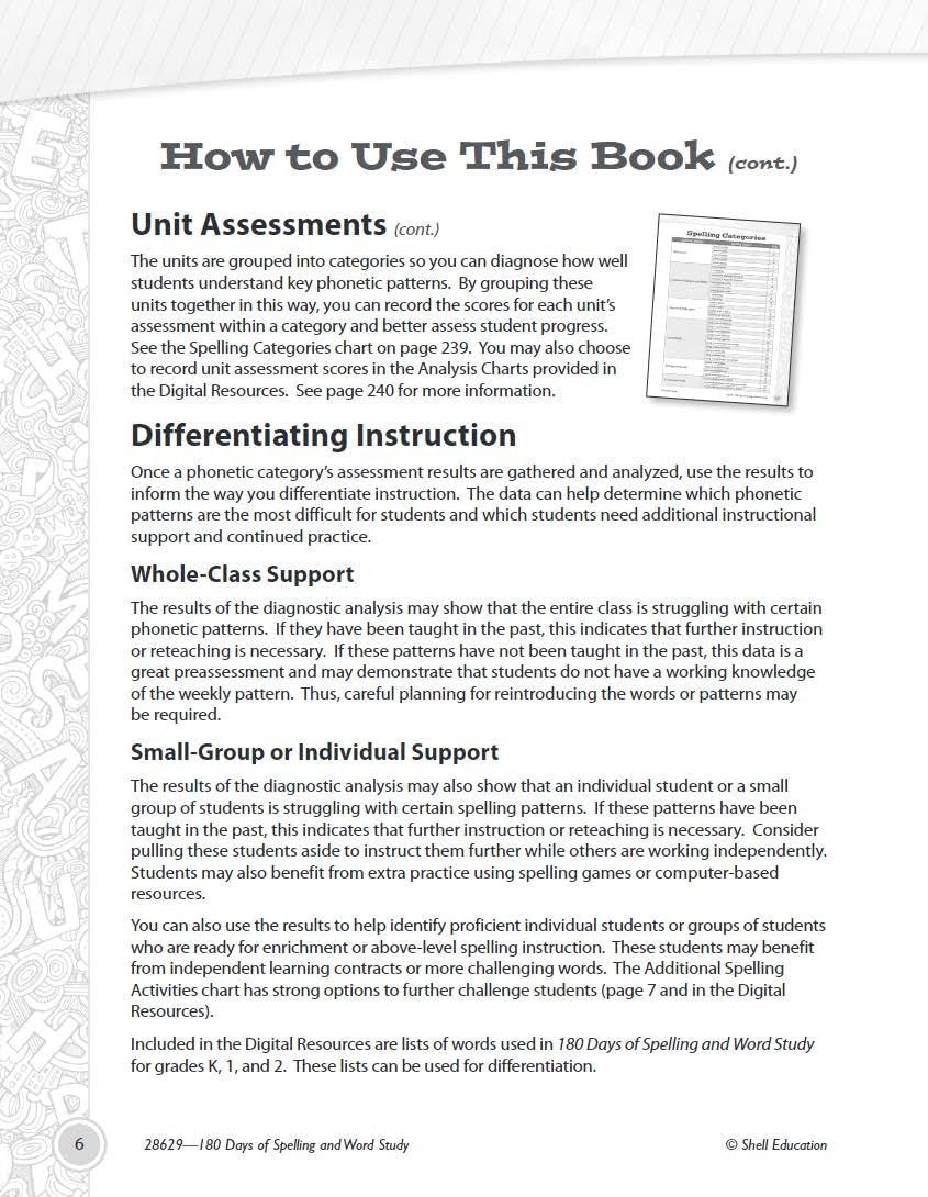 180 Days™: Reading, Vocabulary/Language for 1St Grade Practice Workbook for Clas