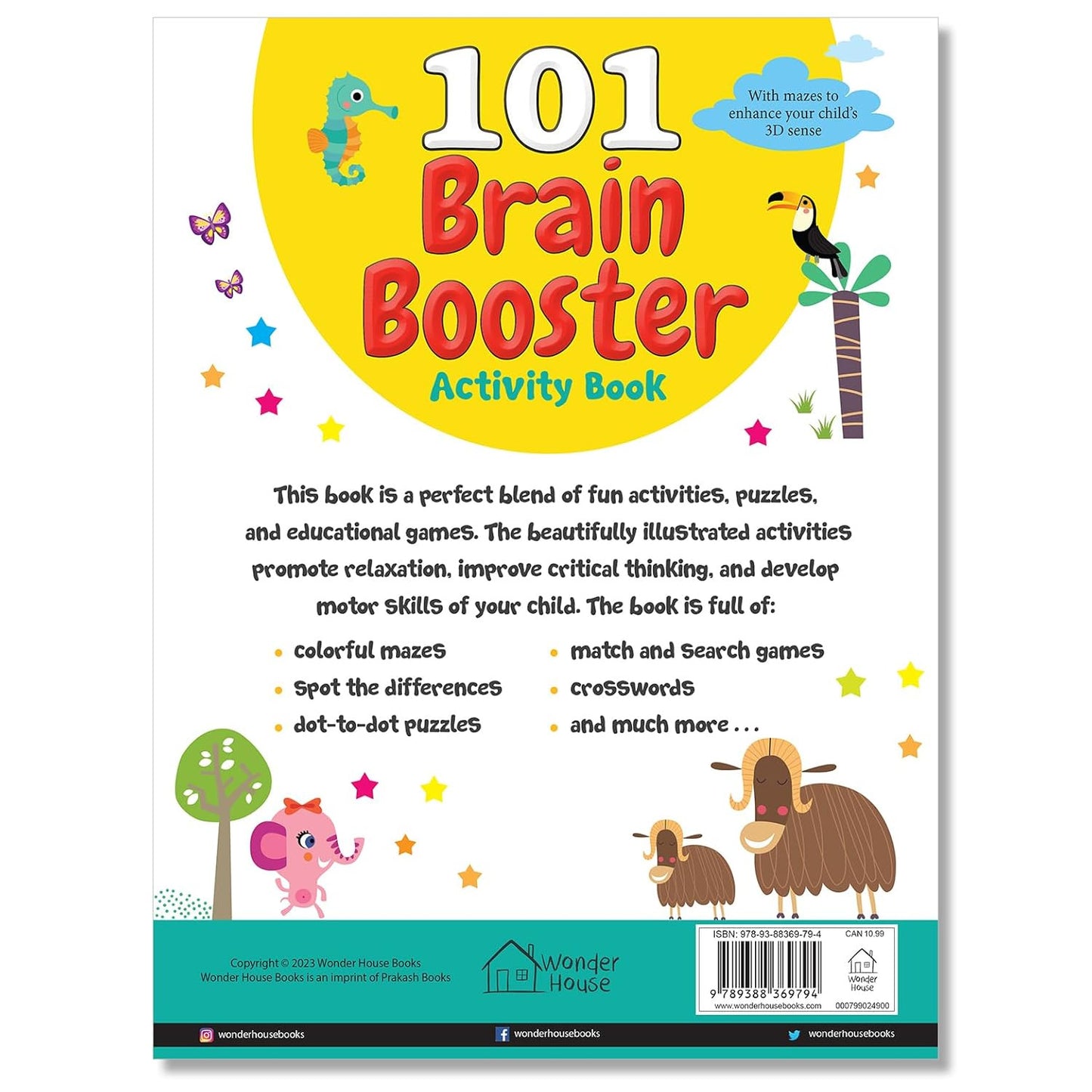 101 Brain Booster Activity Book : Fun Activity Book for Children (101 Fun Activi