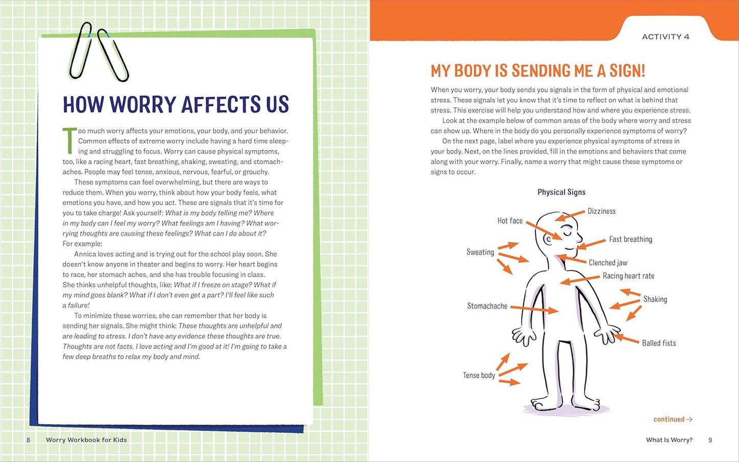 Worry Workbook for Kids: 50+ Fun Activities to Reduce Stress, Change Your Mindse