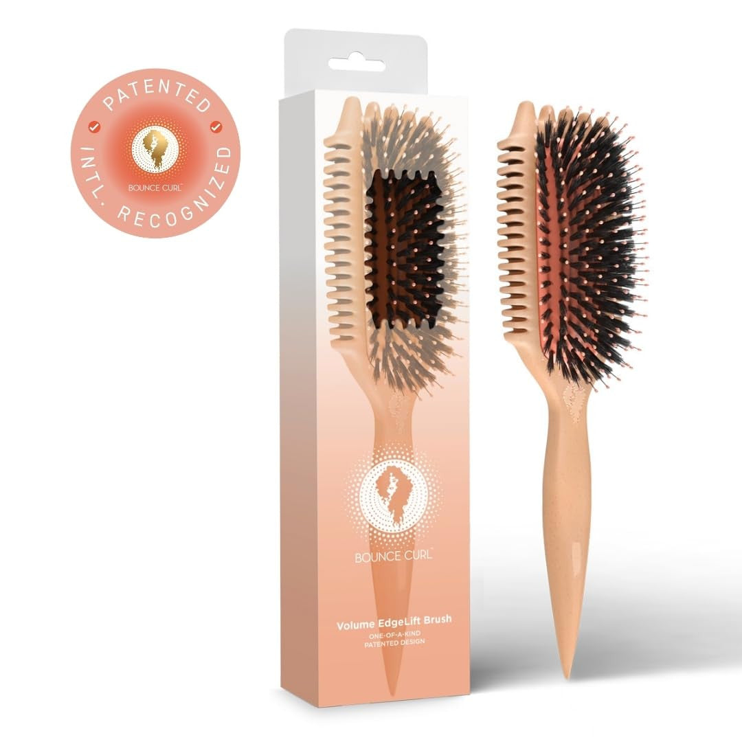 Volume Edgelift Brush, 5-In-1 Tool for Volumized, Defined Curls, Waves & Coils -