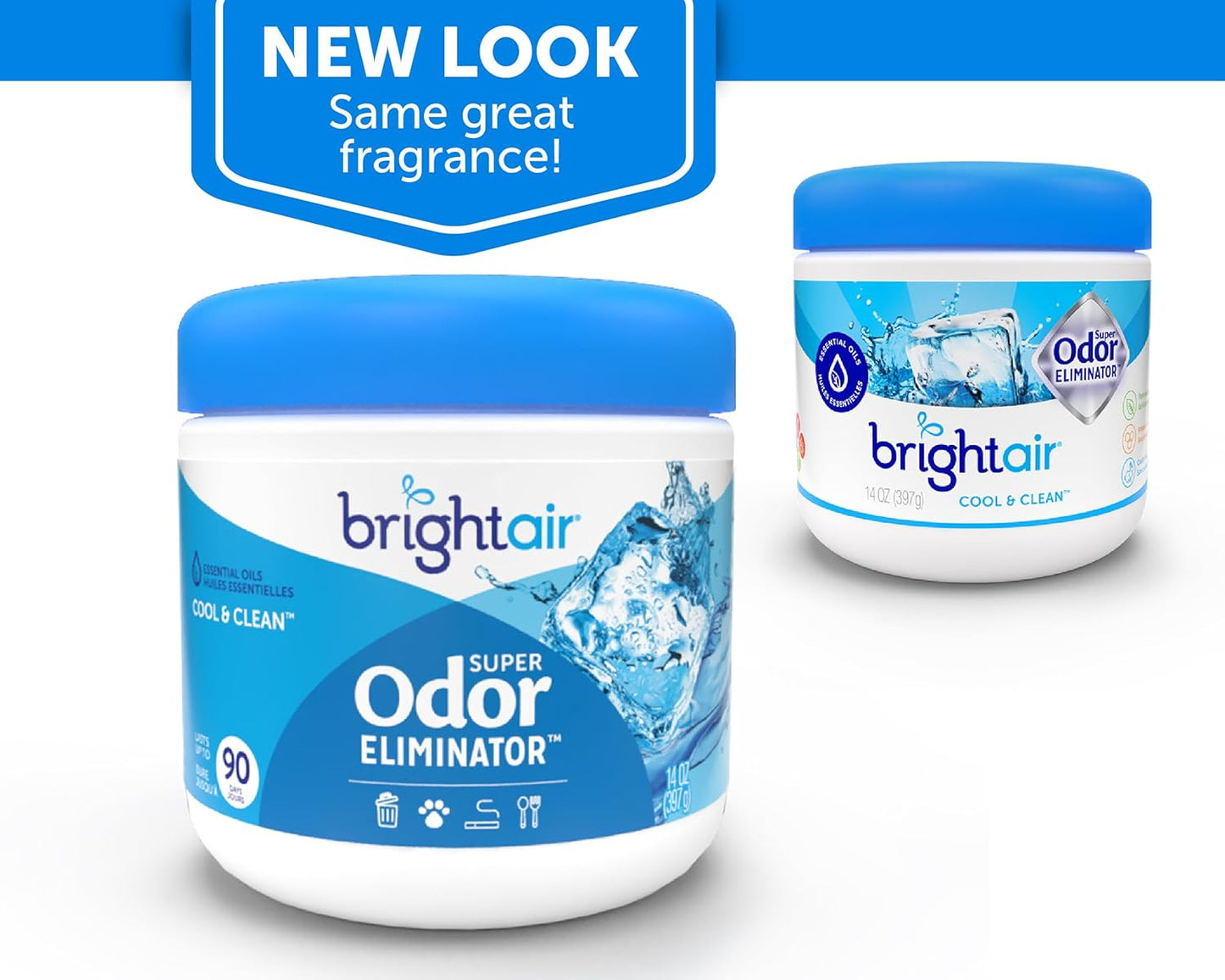 14 Oz. Super Odor Eliminator, for Medium-Size Spaces, Cool & Clean Scent, Case o