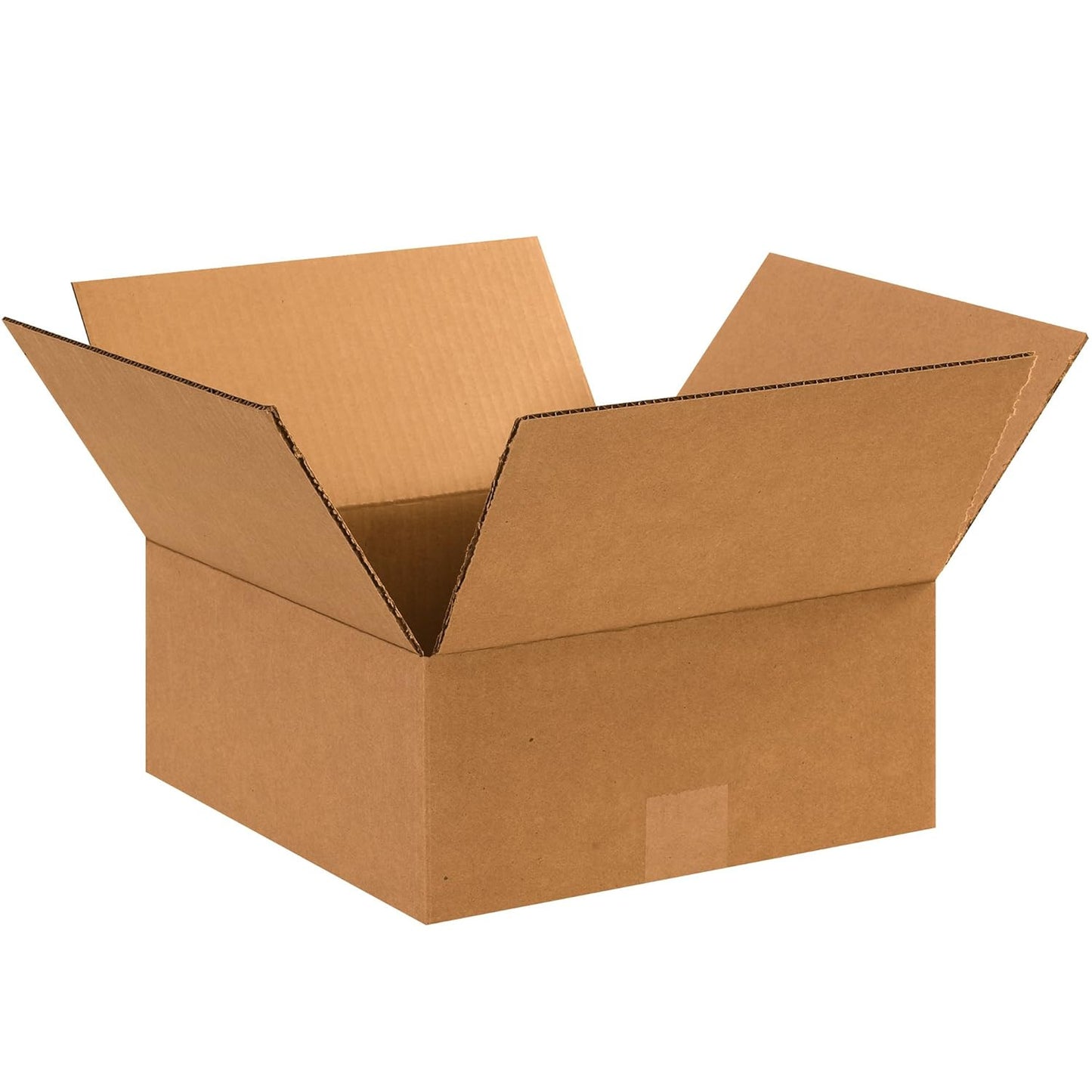 12 X 12 X 5 Corrugated Cardboard Boxes, Flat 12"L X 12"W X 5"H, Pack of 25 | Shi