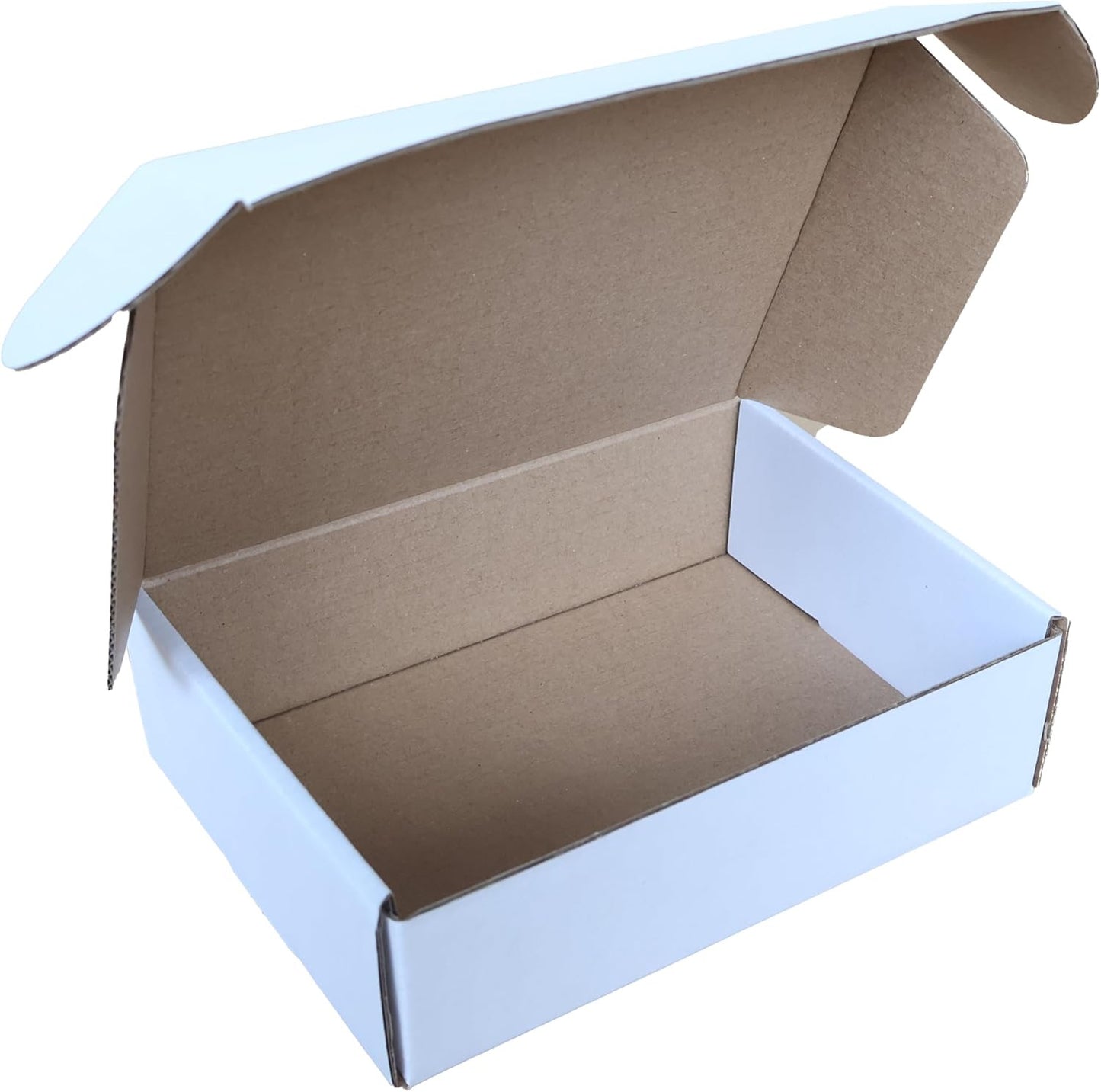 7X5X2 50Pcs Small Shipping Brown Corrugated Cardboard Mailer Boxes for Packaging