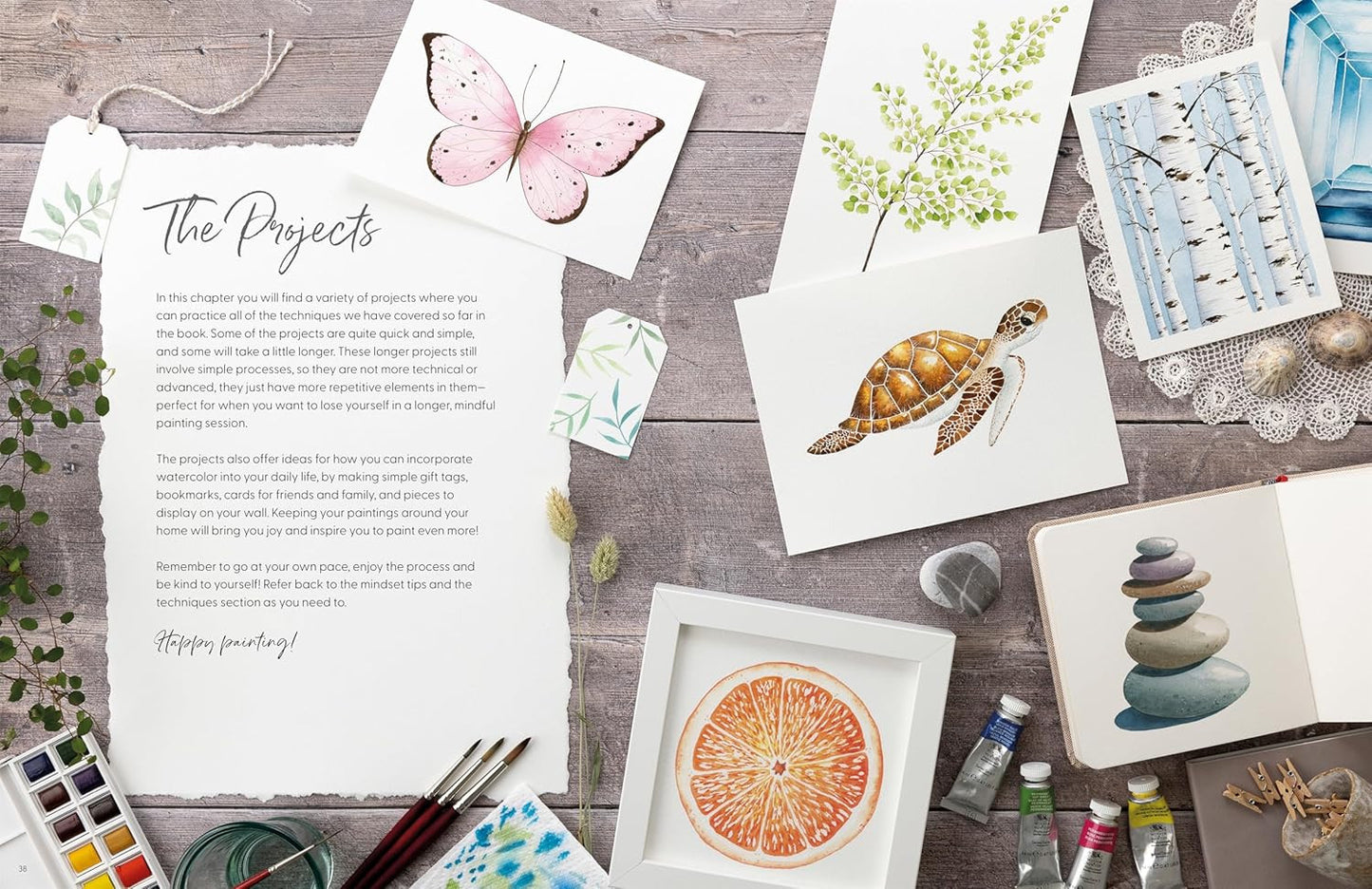 Watercolor for the Soul: Simple Painting Projects for Beginners, to Calm, Soothe