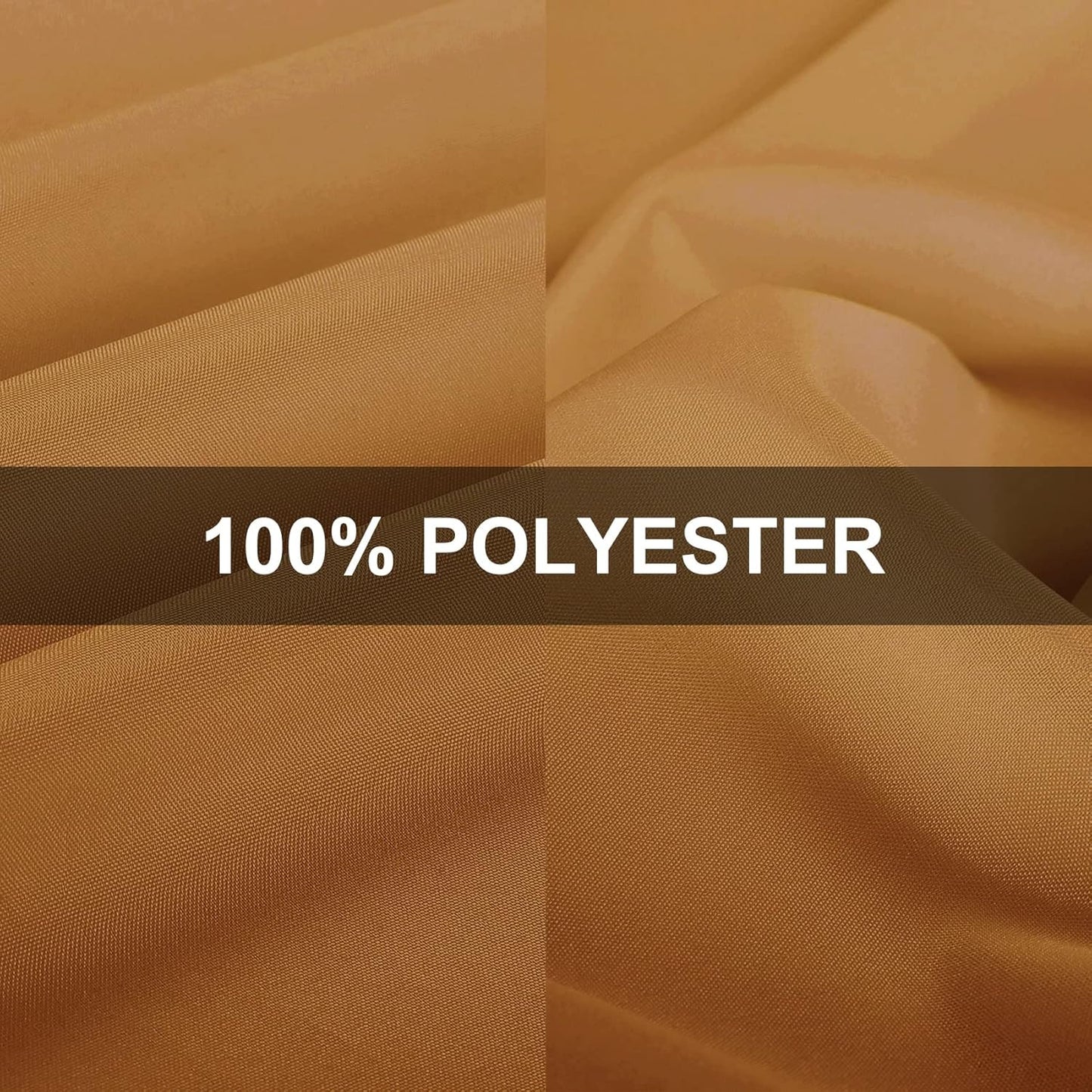 120 Inch round Tablecloth - Stain and Wrinkle Resistant Washable Polyester Table