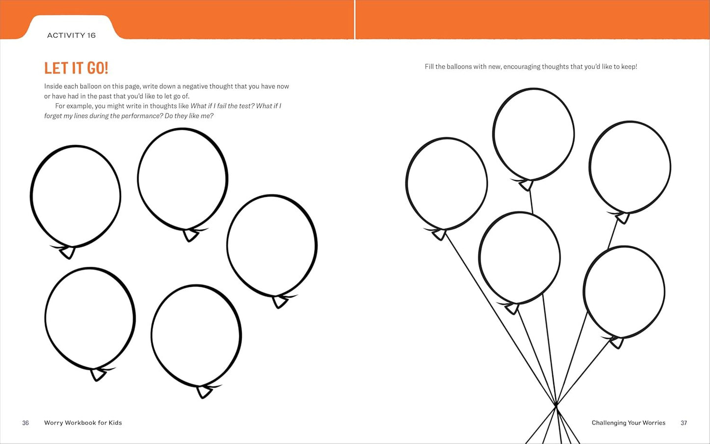 Worry Workbook for Kids: 50+ Fun Activities to Reduce Stress, Change Your Mindse