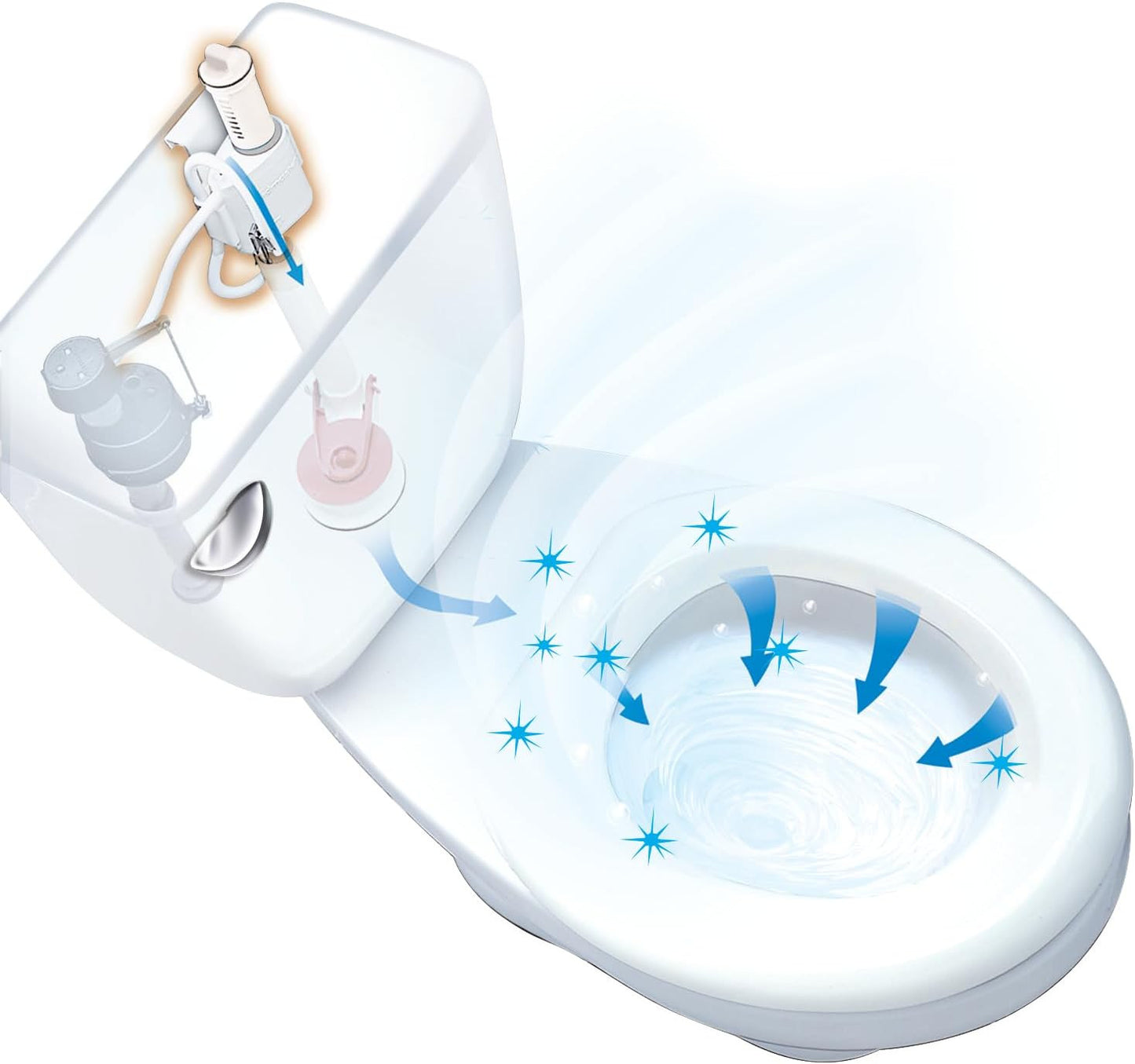 8302P8 Flush 'N Sparkle Automatic Toilet Bowl Cleaning System Bleach Replacement