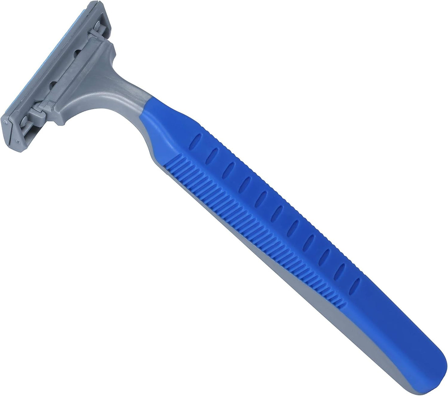 Twin Blade Pivoting Disposable Razors with Rubber Grip, 32 Count, 1-Pack (Previo