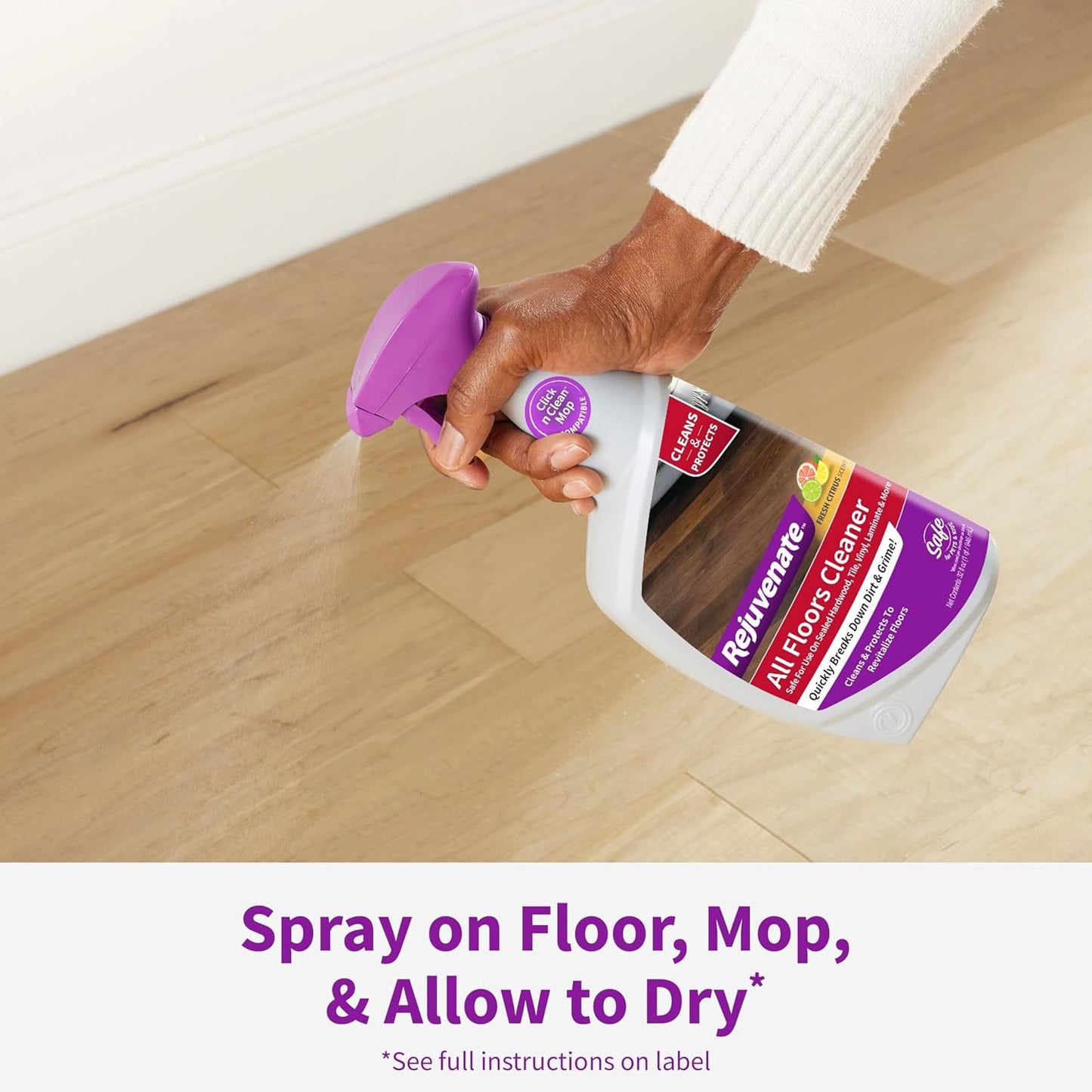All Floors Cleaner Refill, 1 Gallon, Breaks down Dirt and Grime, Cleans and Prot