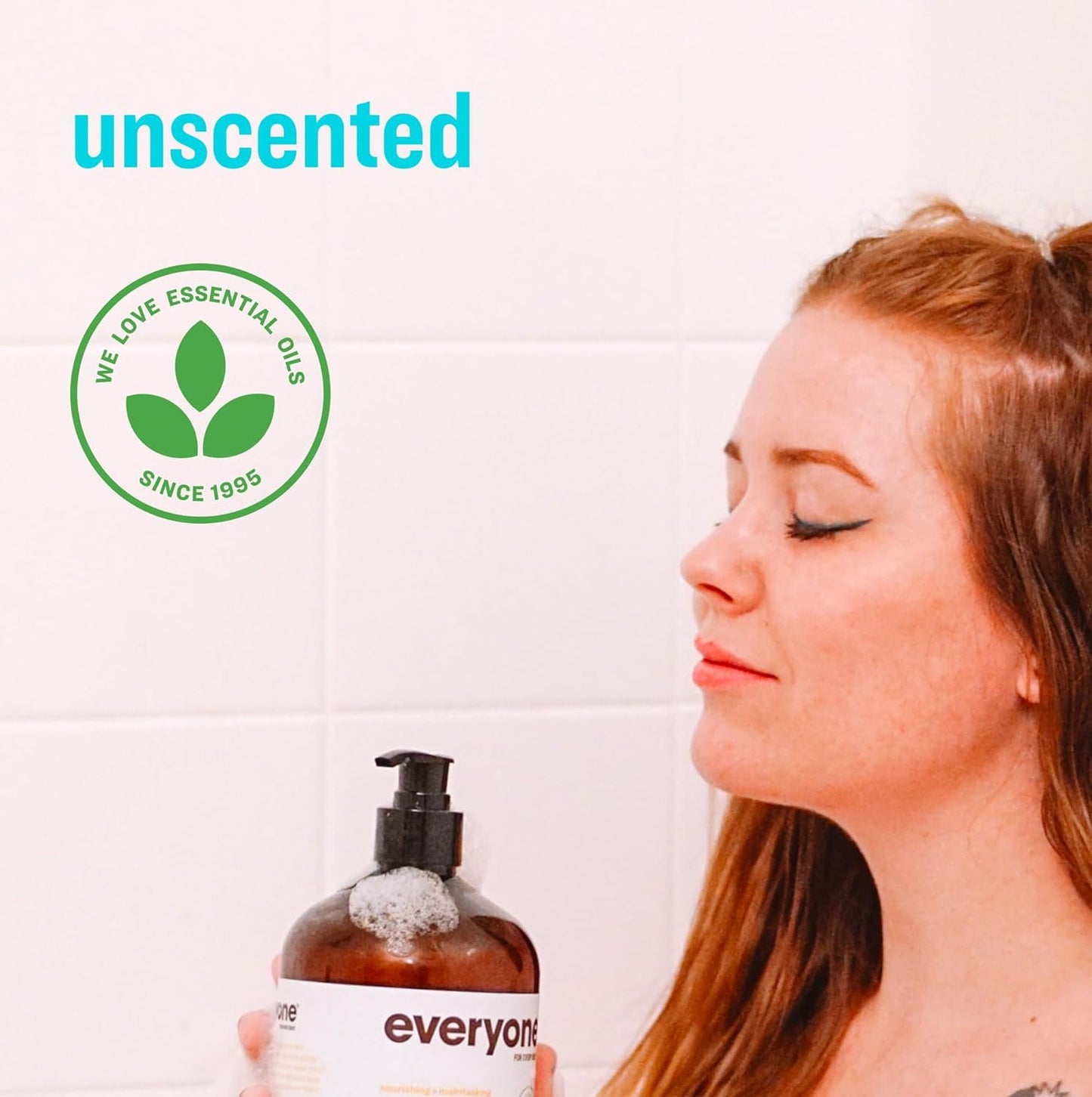 3-In-1 Soap, Body Wash, Bubble Bath, Shampoo, 32 Ounce (Pack of 2), Unscented, M