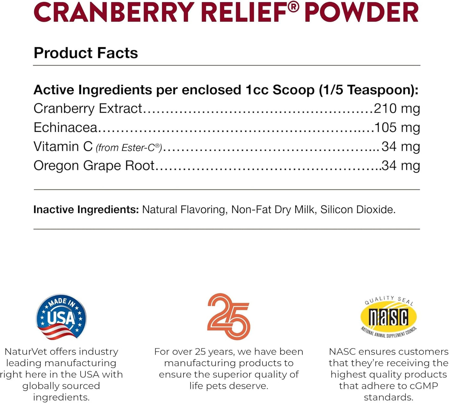 – Cranberry Relief plus Echinacea | Helps Support a Healthy Urinary Tract & Immu