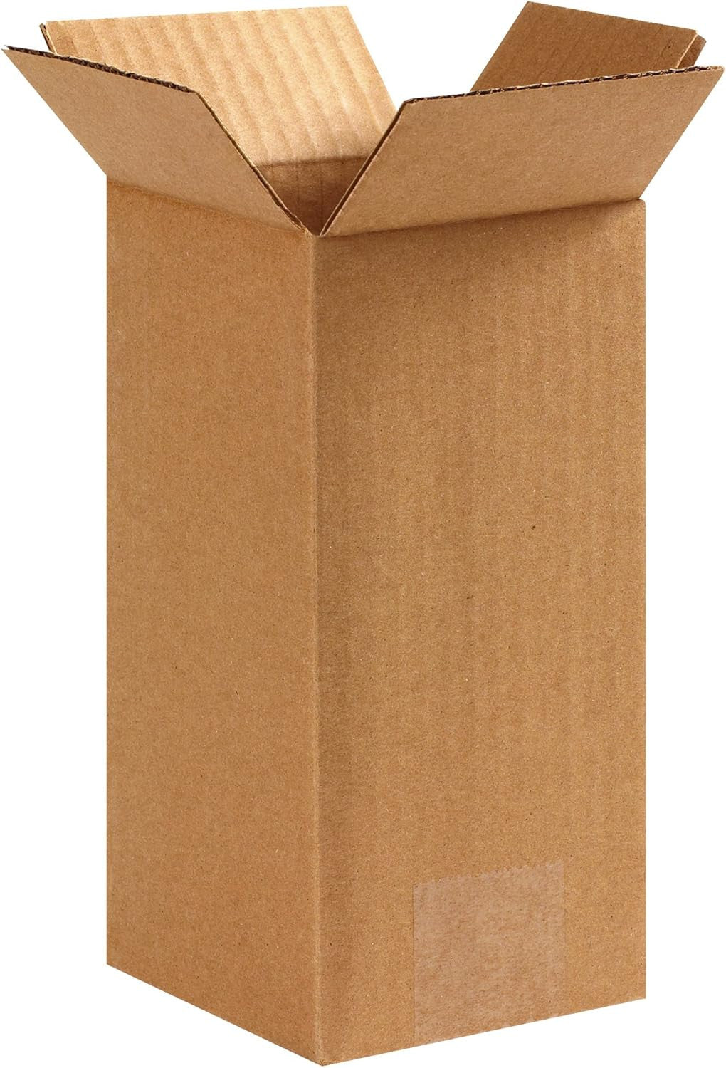 4X4X8 Tall Corrugatedboxes, Tall, 4L X 4W X 8H, Pack of 25 | Shipping, Packaging