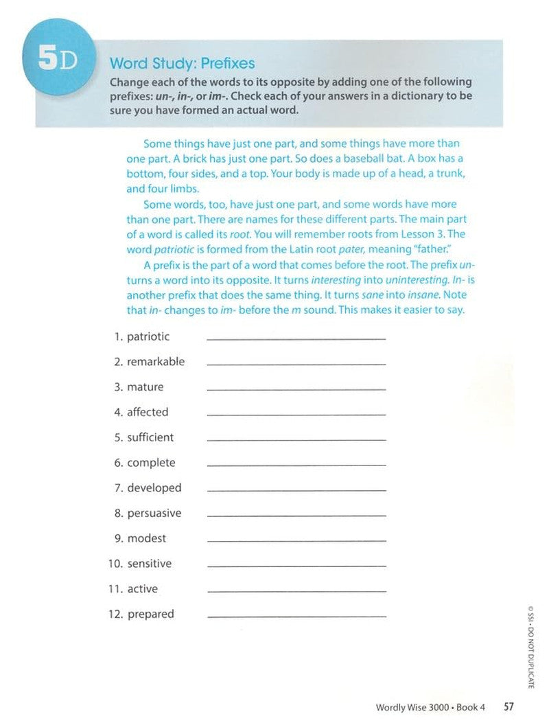 Wordly Wise 3000 Book 4 Student Book, 4Th Edition (ISBN: 9780838877043)