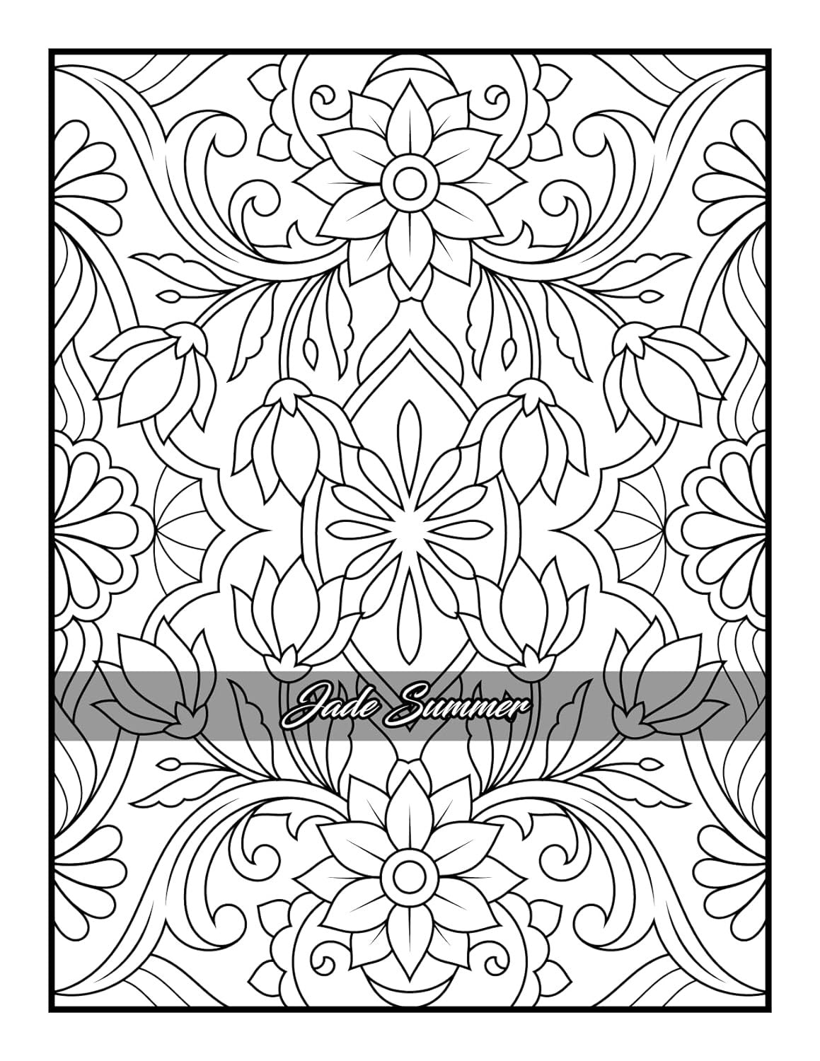 100 Amazing Patterns: an Adult Coloring Book with Fun, Easy, and Relaxing Colori