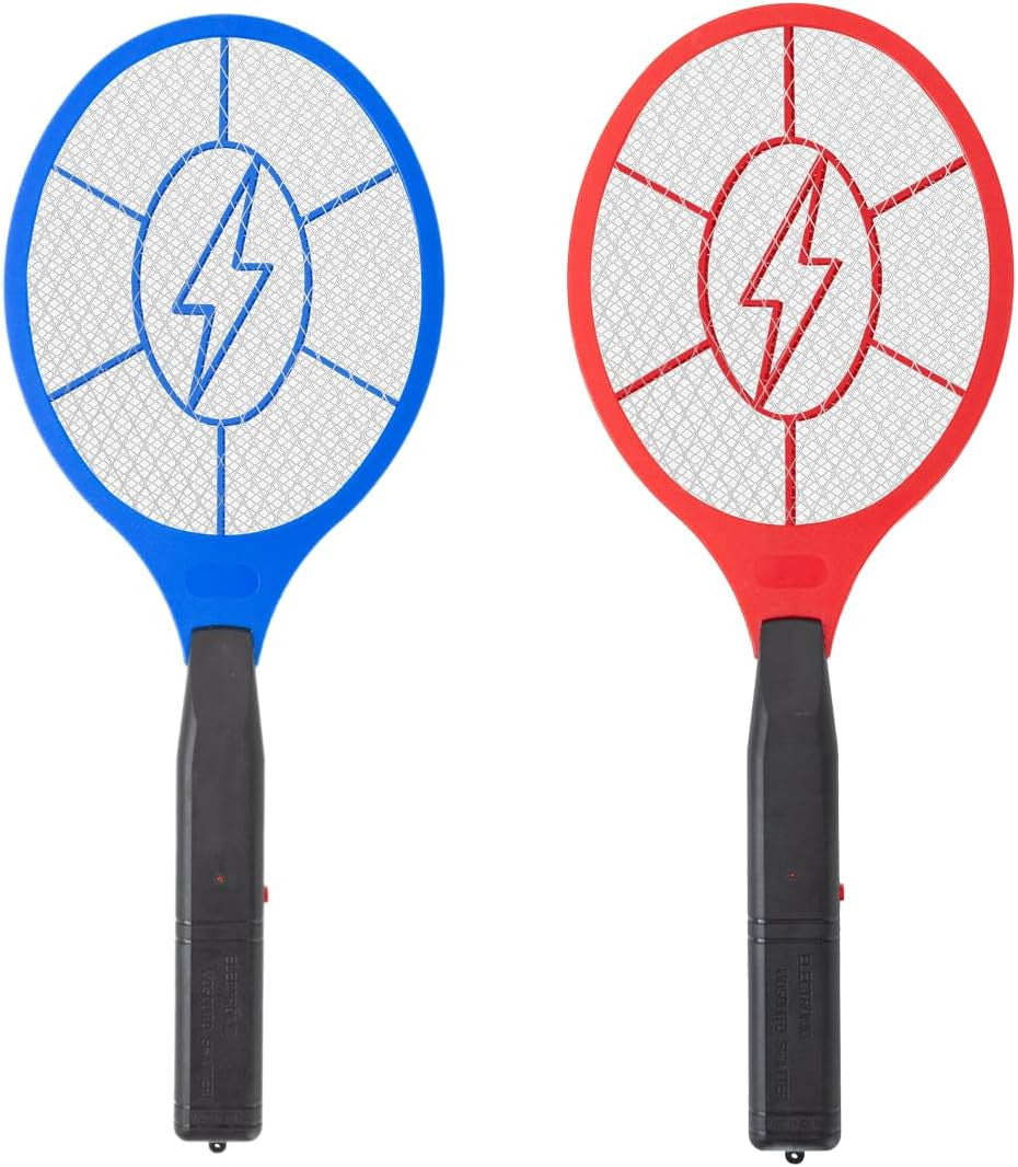 Zhouhe Pack of 2 Electric Fly Swatter Bug Zapper Battery Operated Flies Killer I