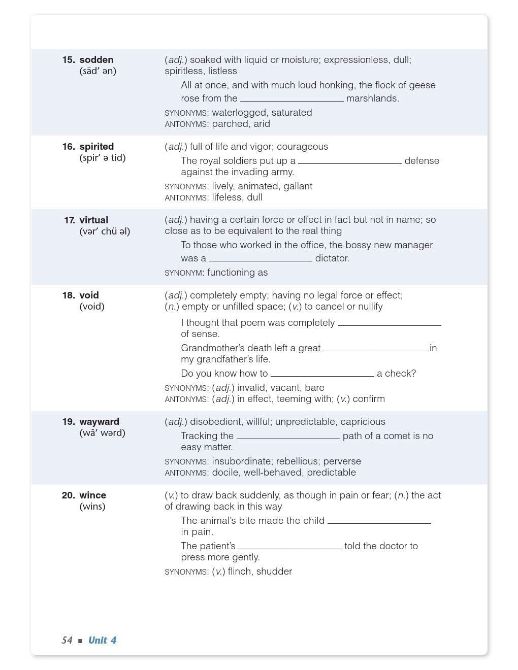 Vocabulary Workshop Level B