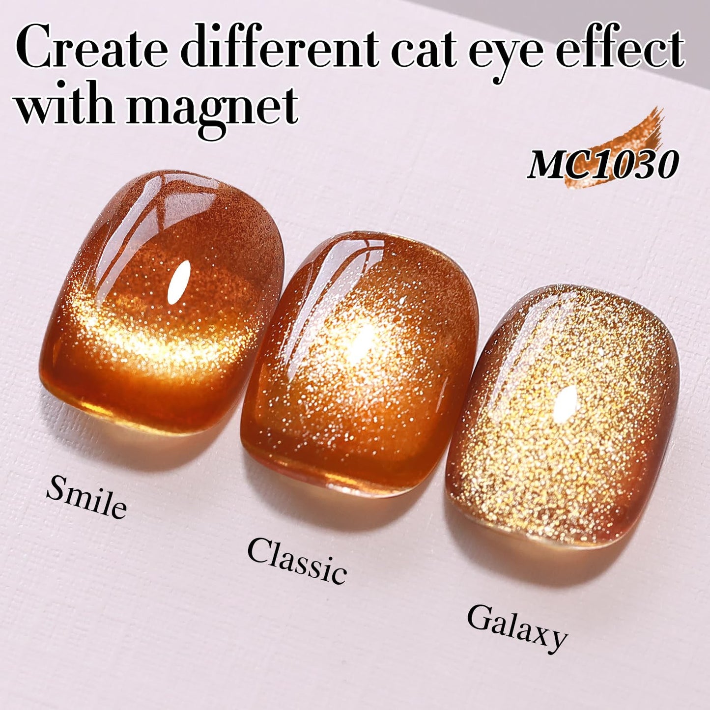 0.5 OZ Cat Eye Gel Polish with Magnet 15ML Holographic Glitter Shimmer Transluce