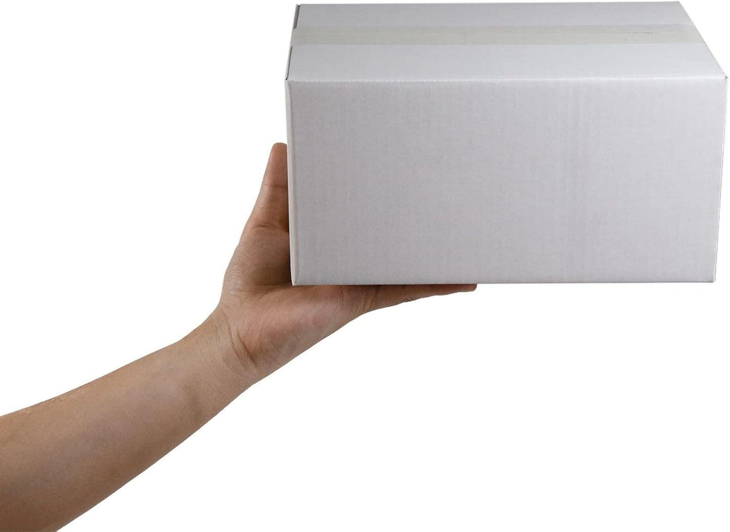 White Shipping Boxes 10X7X5 Inches Small Corrugated Cardboard Boxes, 25 Pack