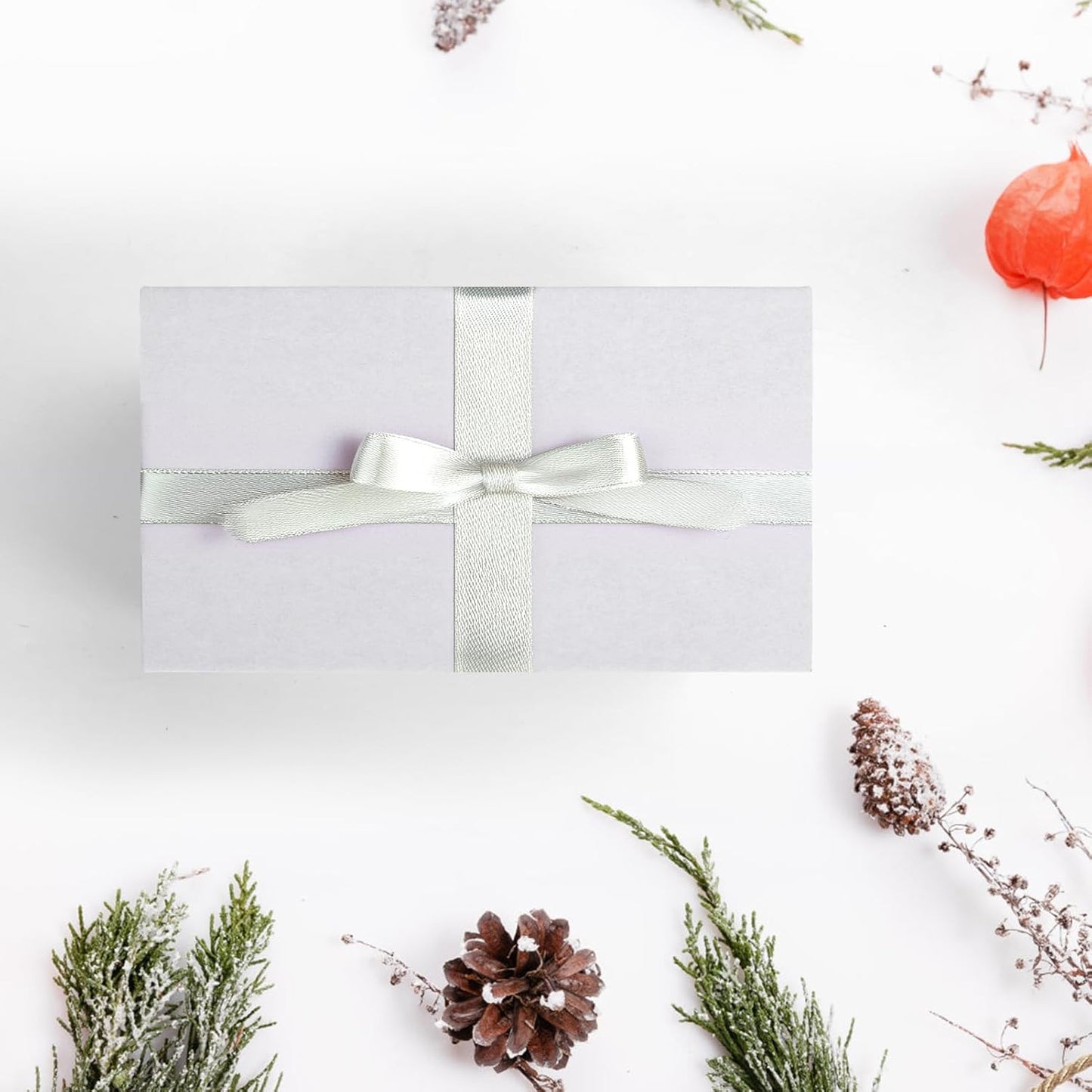 25 Pack Small Shipping Boxes 7X4X4 Inches, White Corrugated Cardboard Box for Sh
