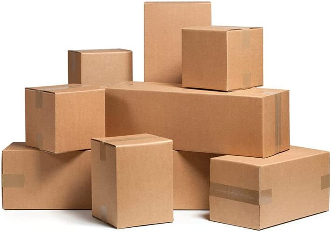 – 7X4X4 Inches Pack of 100 Corrugated Cardboard Packing Shipping Mailing Moving
