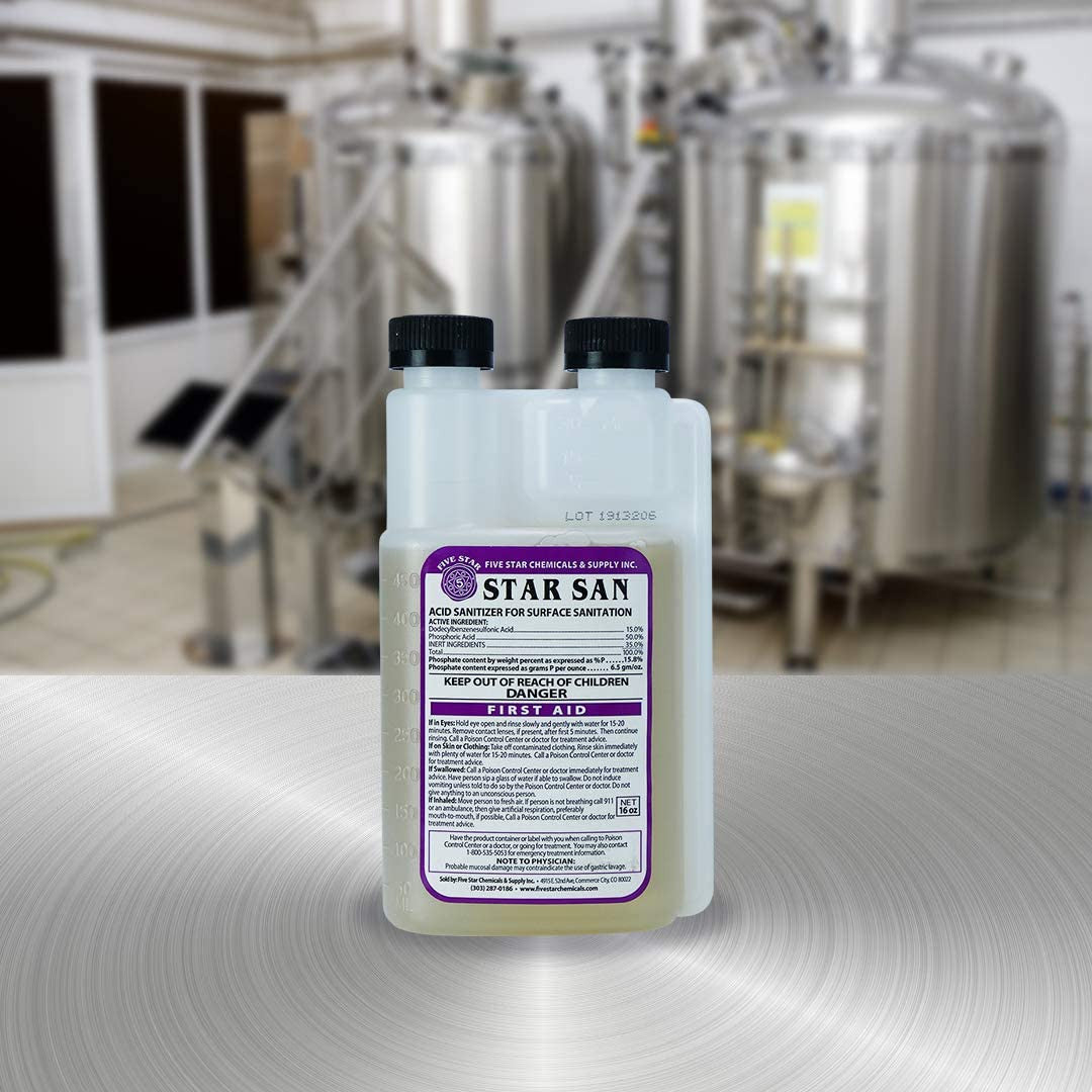 - Star San - 16 Ounce - Brew Sanitizer High Foaming Acid Anionic