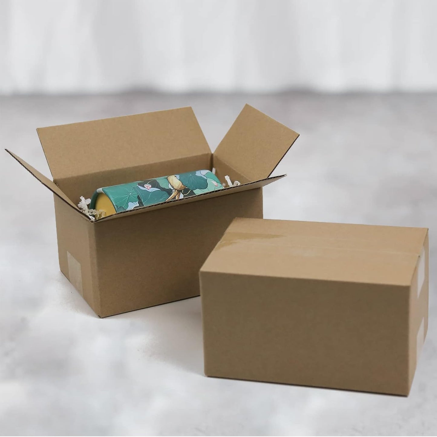 7X5X4 Inches Shipping Boxes, Brown Corrugated Cardboard Boxes for Small Bussines