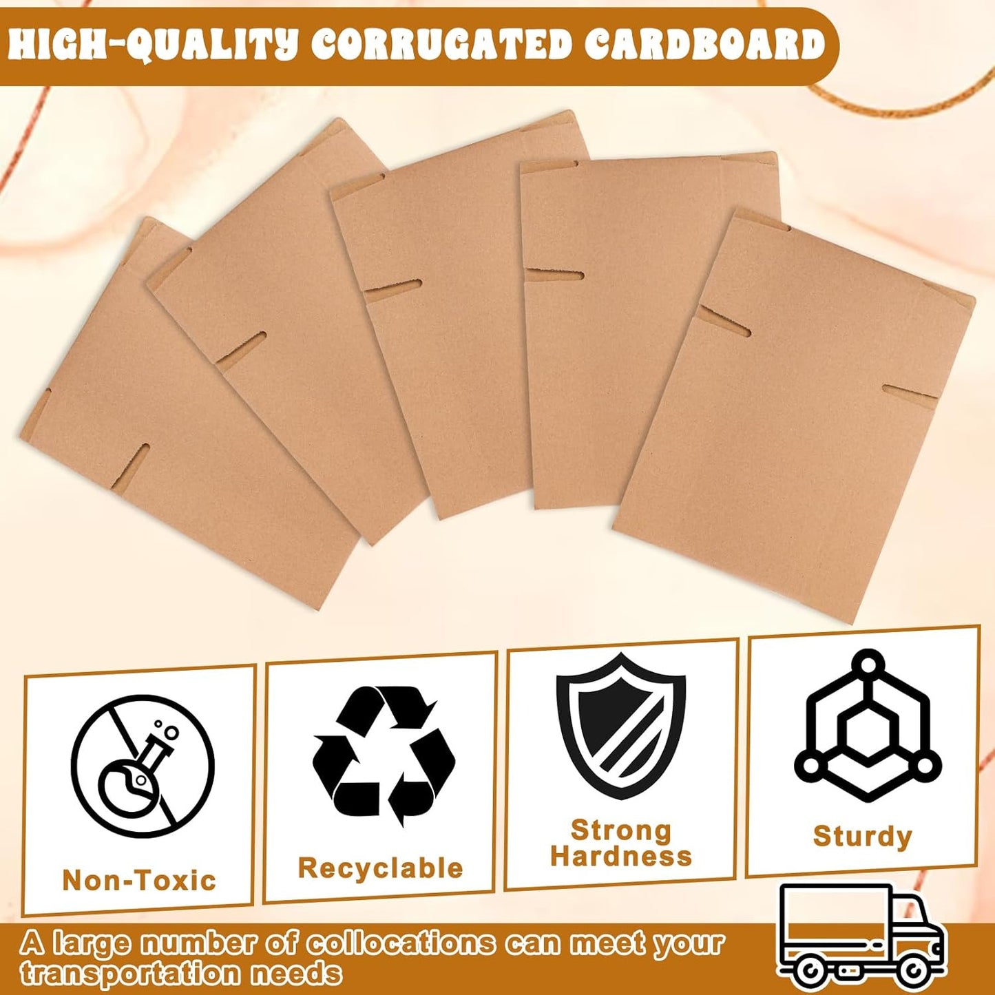 75 Pack Small Shipping Boxes Corrugated Cardboard Mailing Boxes Small Mailing Pa