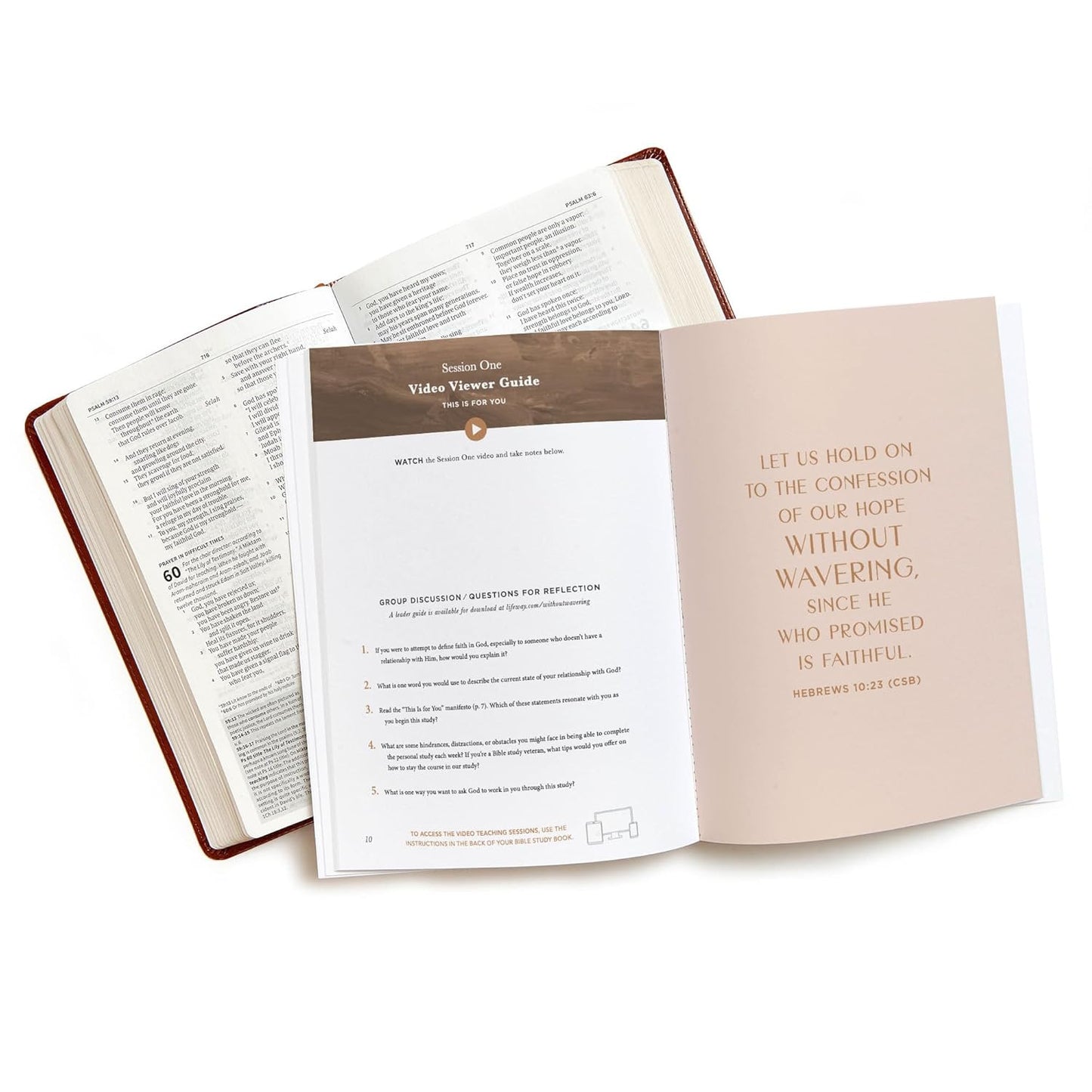 Without Wavering - Bible Study Book with Video Access: Resilient Faith Built on