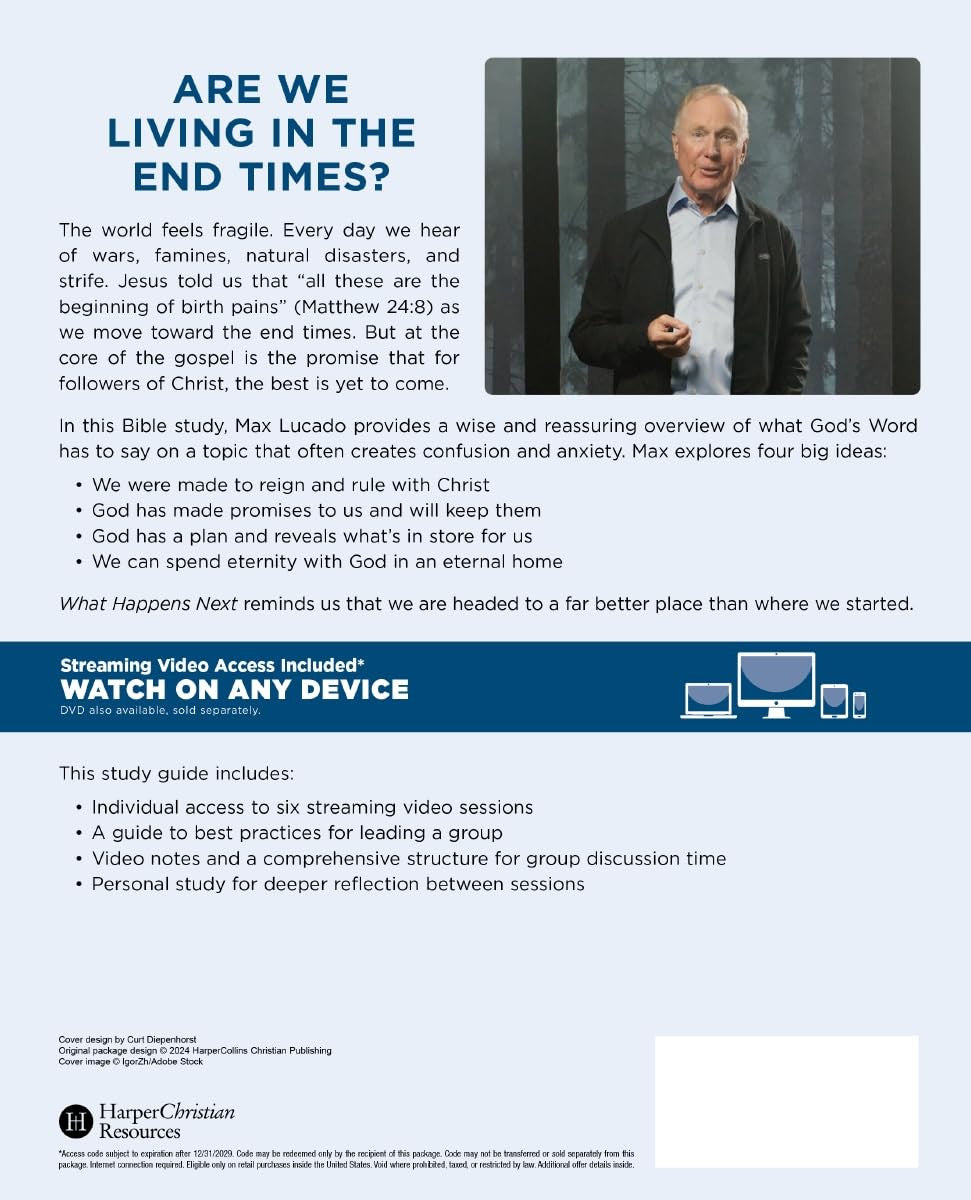 What Happens Next Bible Study Guide plus Streaming Video: a Traveler’S Guide thr